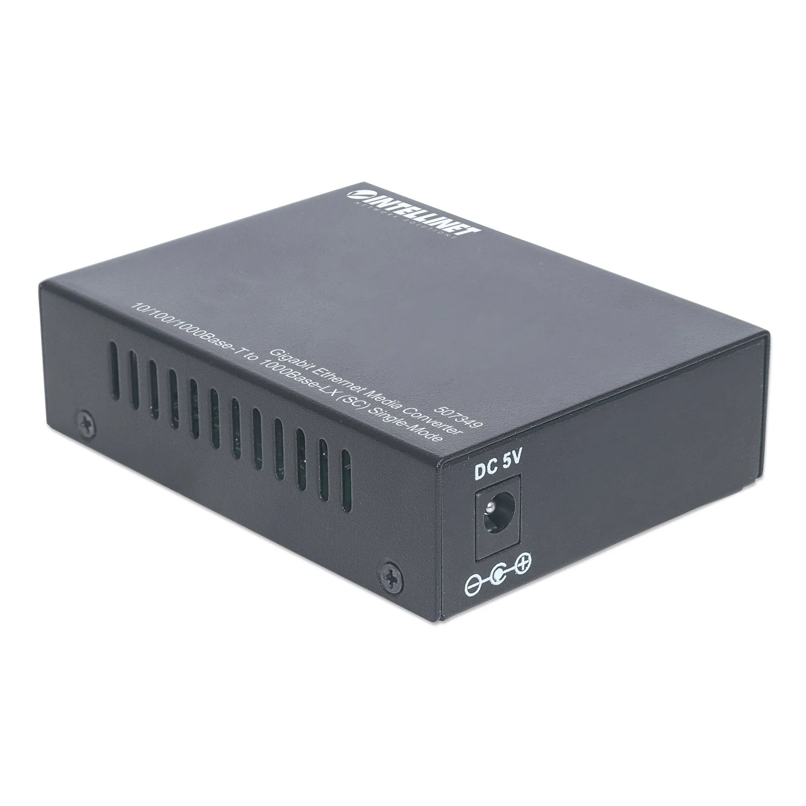 Intellinet 507349 convertisseur de support réseau 1000 Mbit/s 1310 nm Monomode Noir