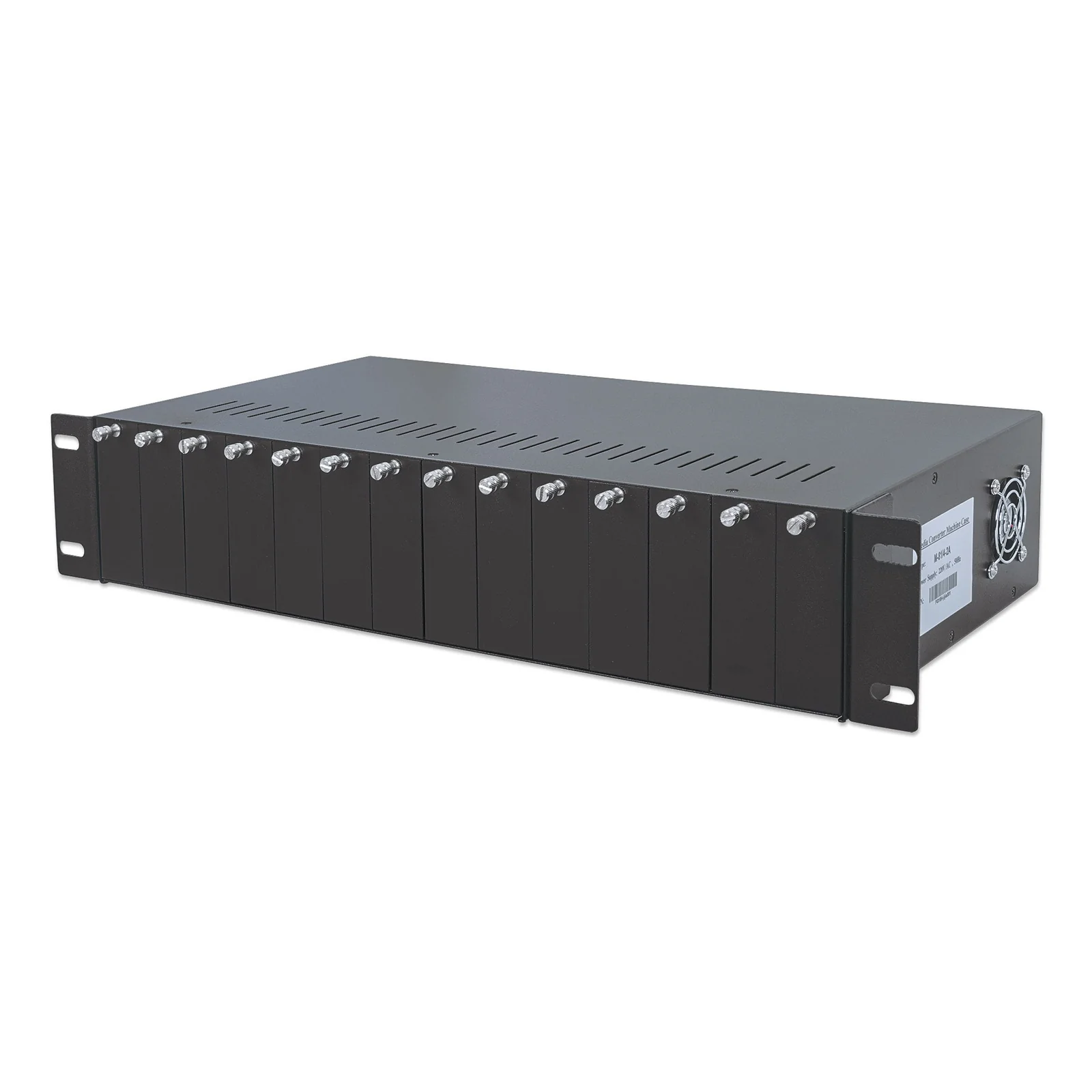 507356 châssis de réseaux 2U Noir