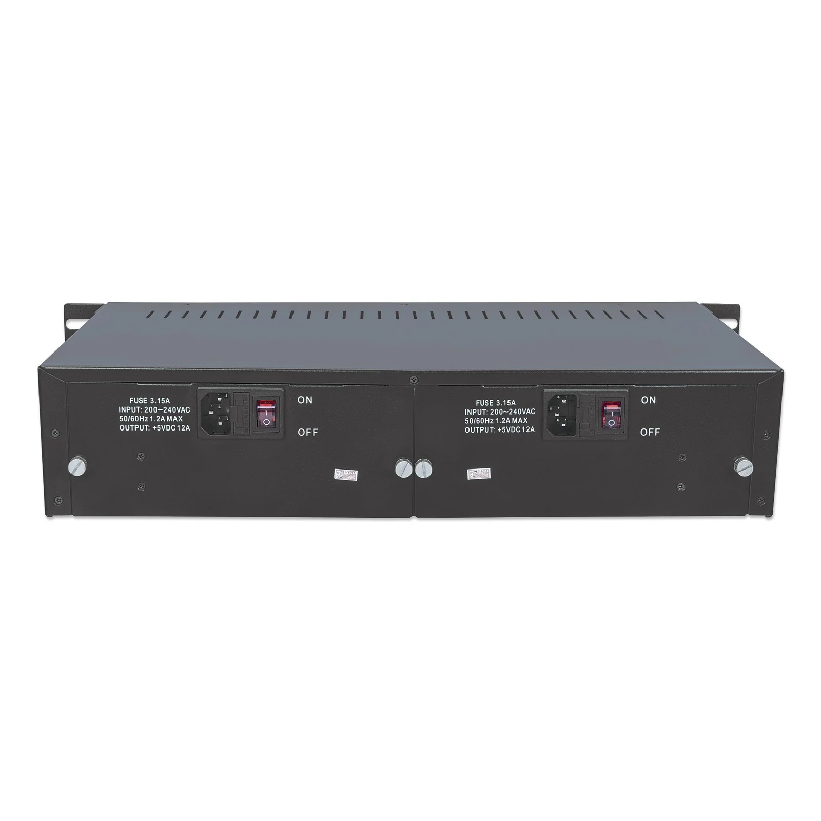Intellinet 507356 châssis de réseaux 2U Noir