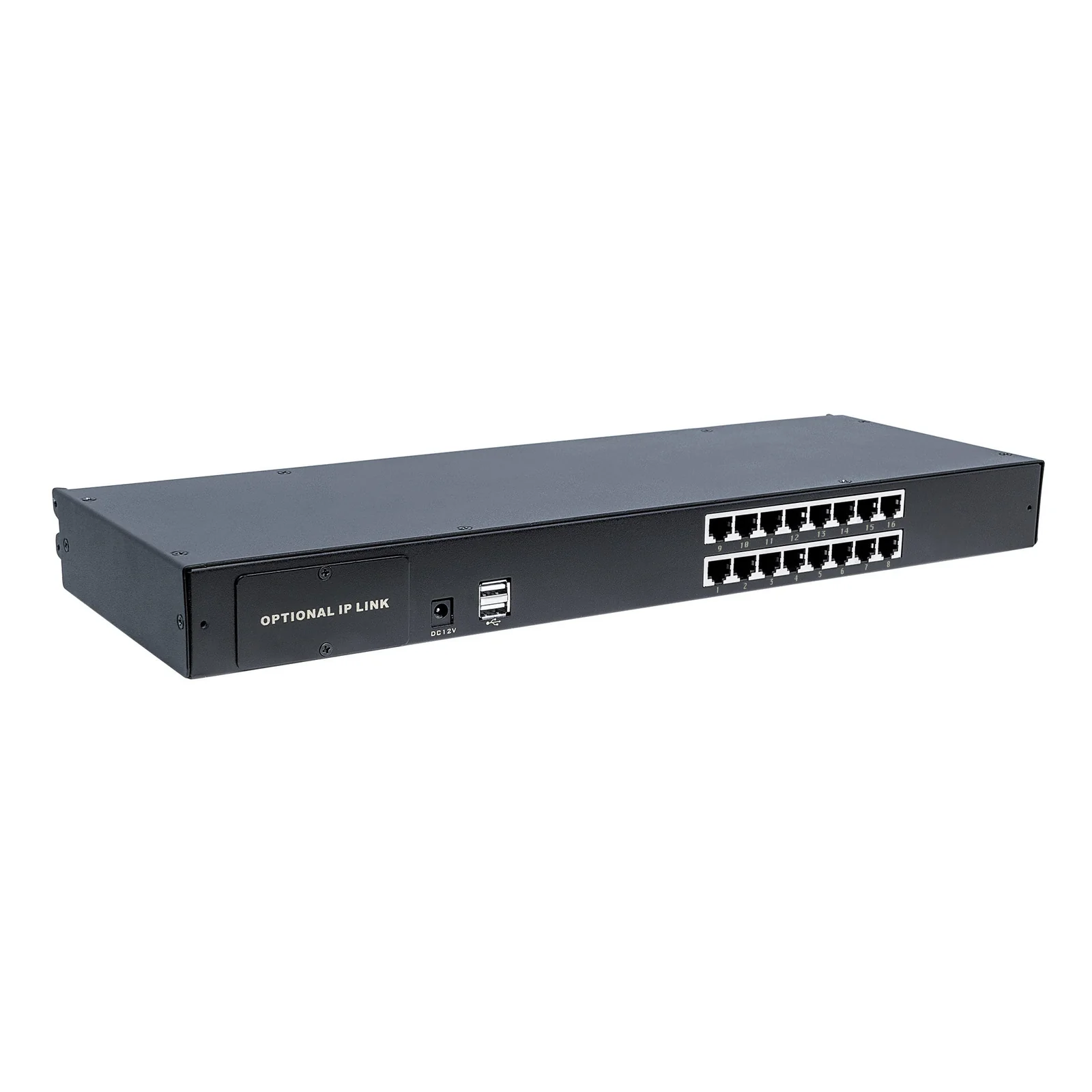 Intellinet 507899 commutateur écran, clavier et souris Noir