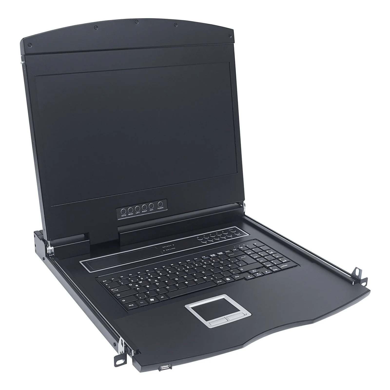 Intellinet 508025 support d'ordinateurs 43,2 cm (17") 1280 x 1024 pixels Noir 1U
