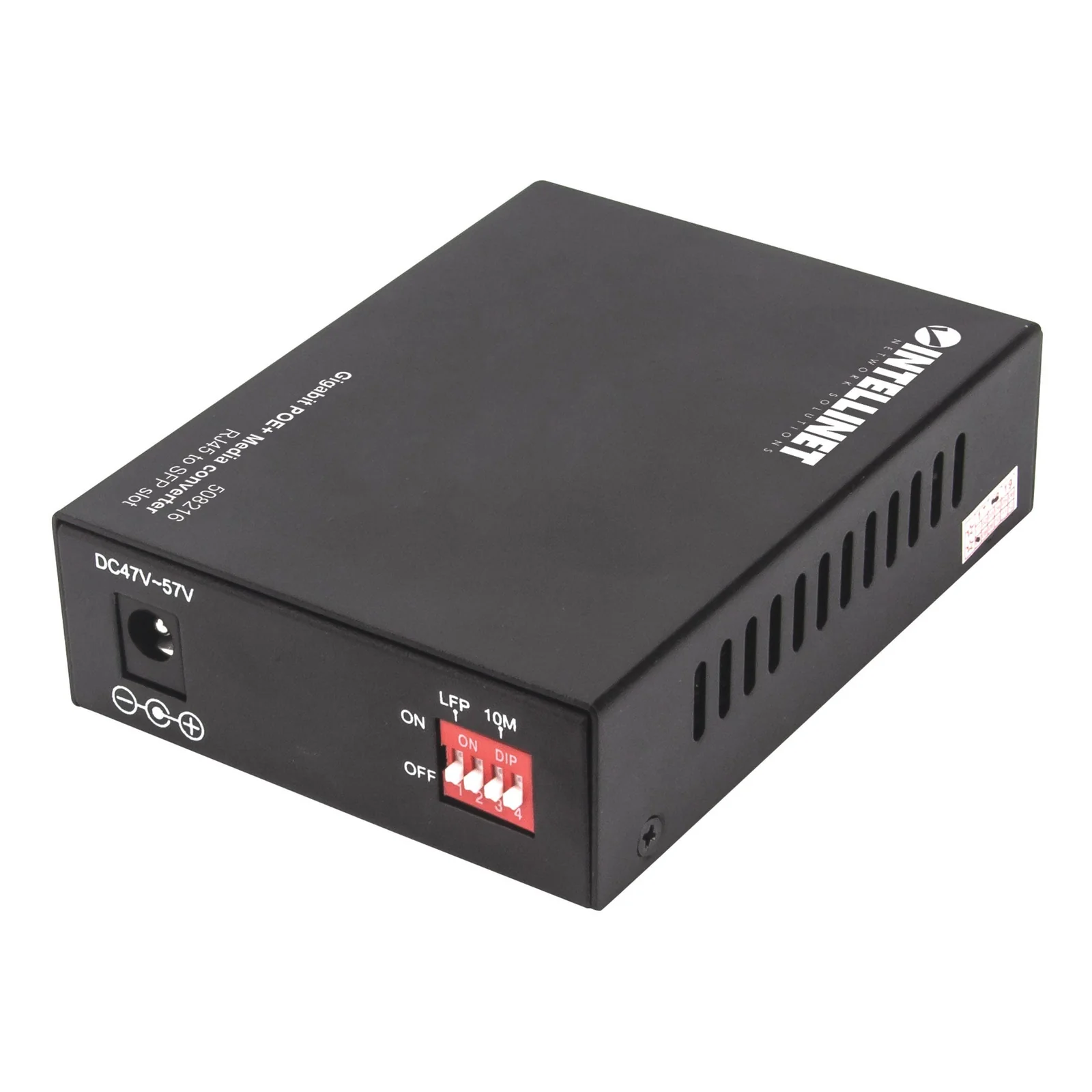 Intellinet 508216 convertisseur de support réseau 1000 Mbit/s Noir