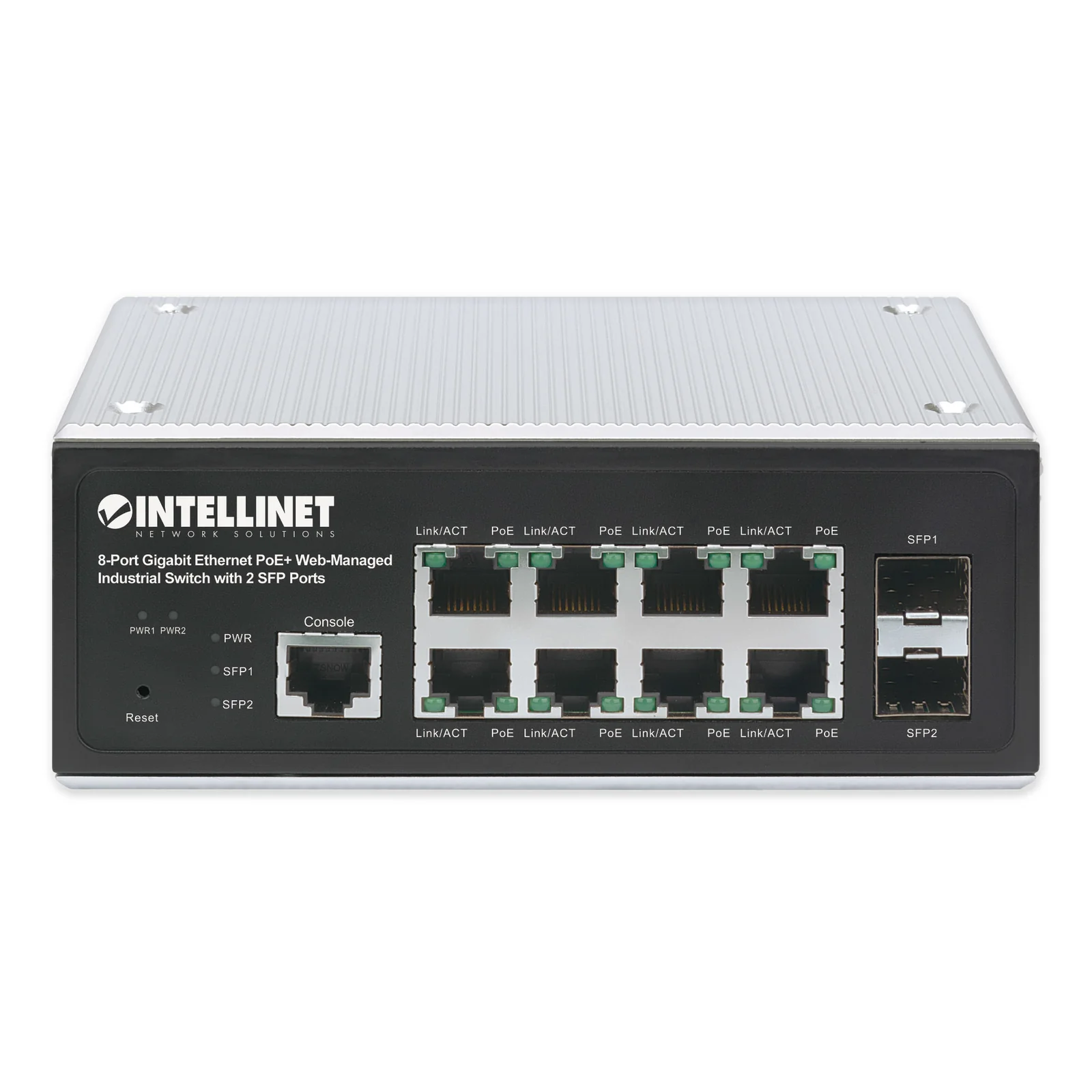 Intellinet 508278 commutateur réseau Géré L2+/L3 Gigabit Ethernet (10/100/1000) Connexion Ethernet, supportant l'alimentation via ce port (PoE) Noir