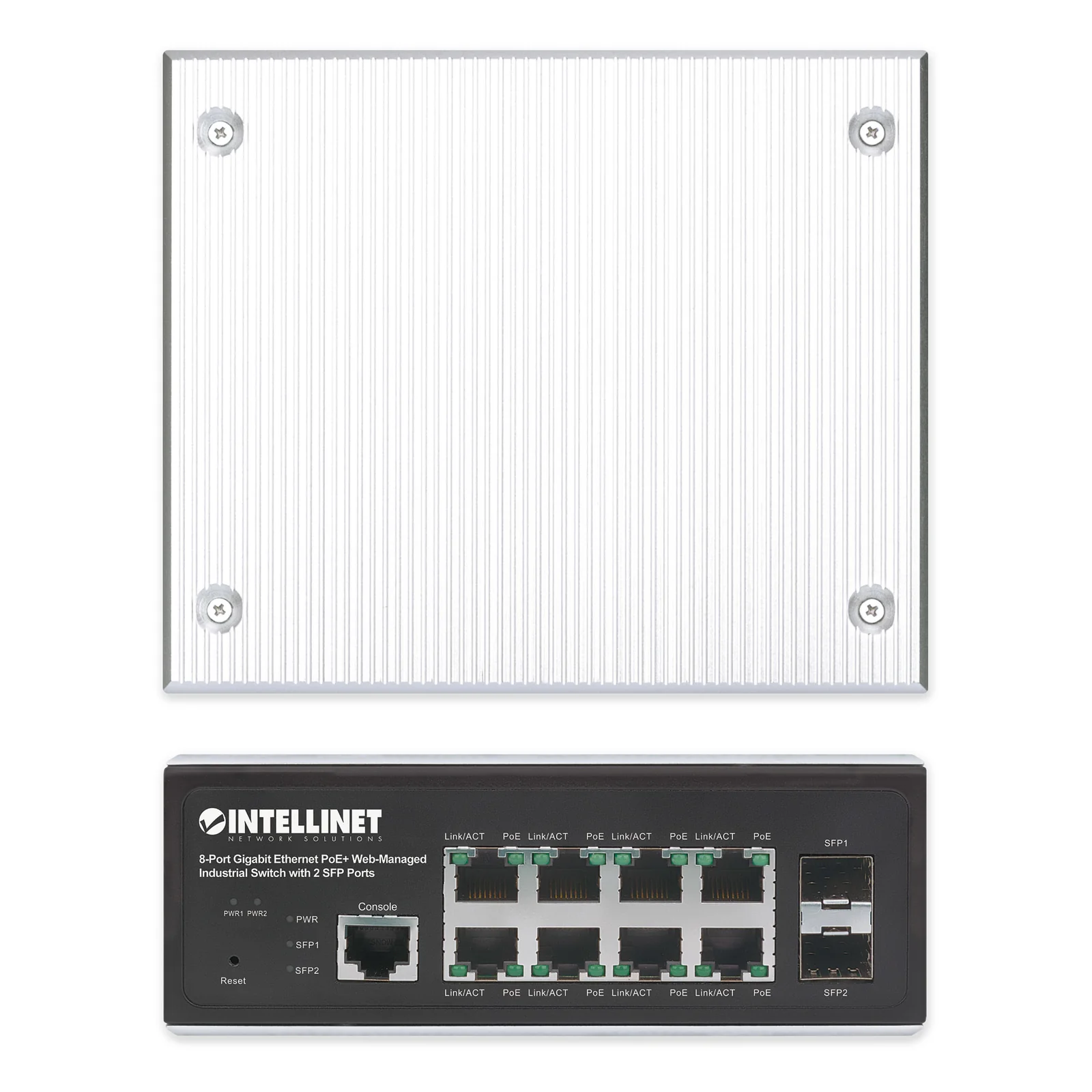 Intellinet 508278 commutateur réseau Géré L2+/L3 Gigabit Ethernet (10/100/1000) Connexion Ethernet, supportant l'alimentation via ce port (PoE) Noir