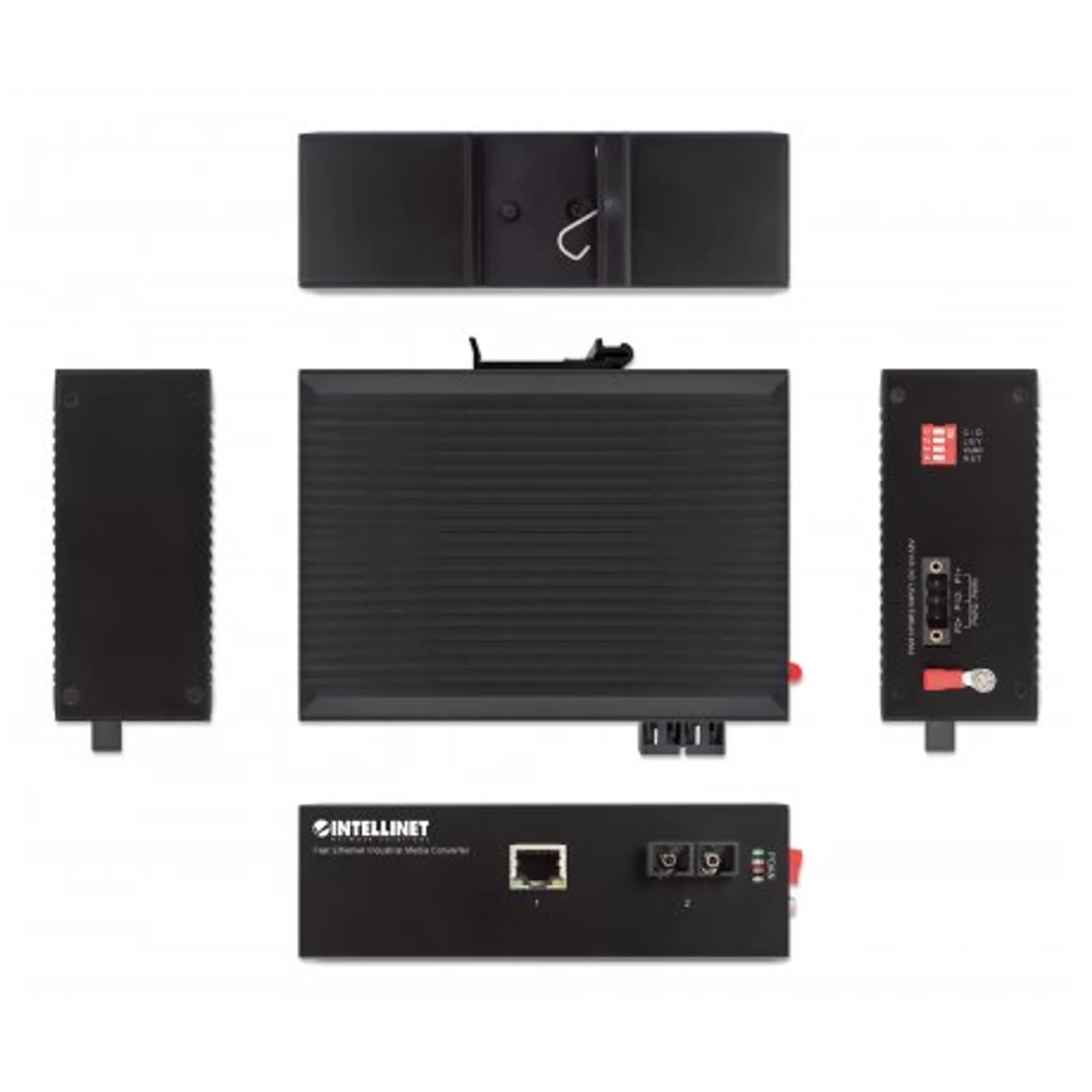 Intellinet 508322 convertisseur de support réseau 1310 nm Monomode Noir