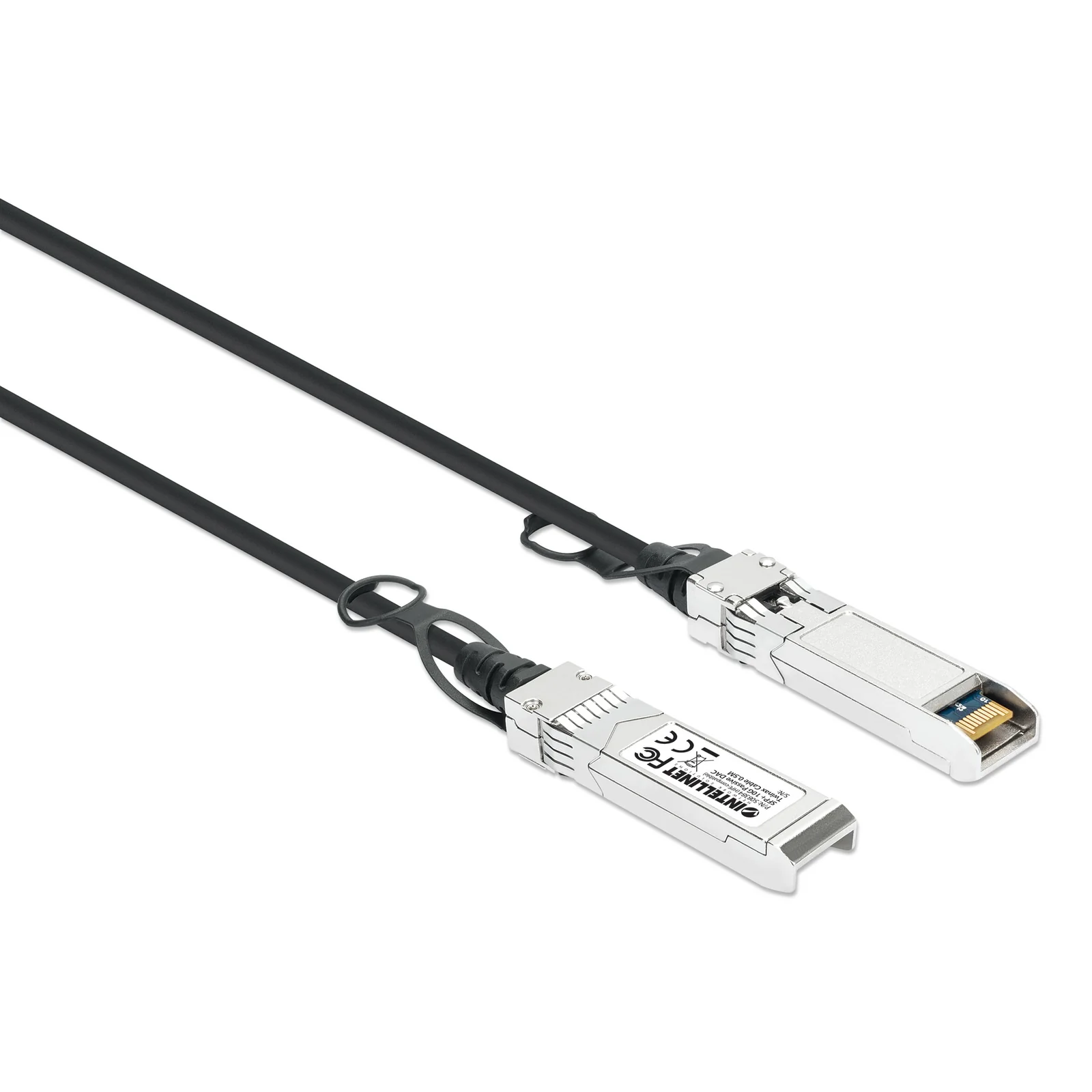Intellinet 508384 câble InfiniBand et à fibres optiques 0,5 m SFP+ Noir