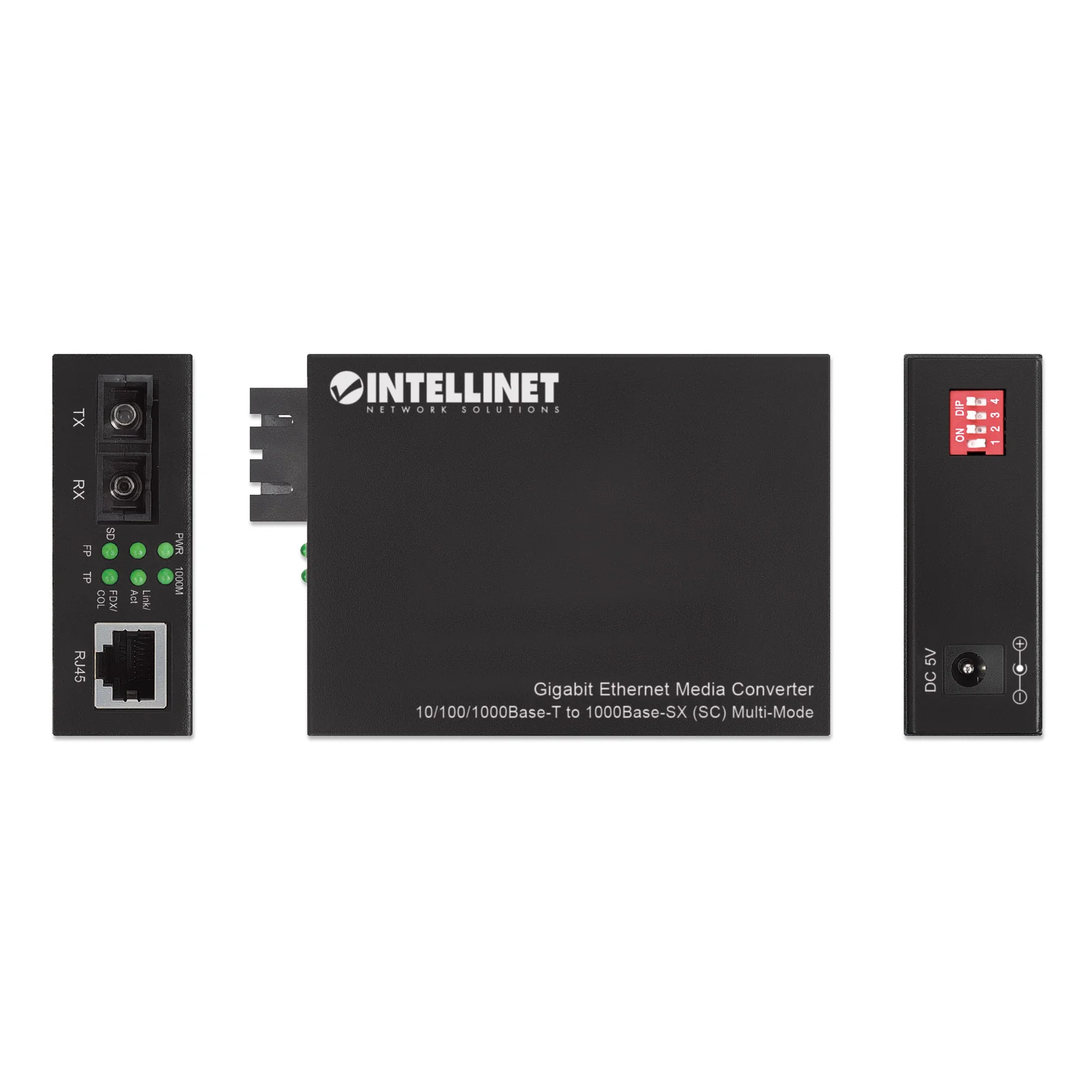 Intellinet 508544 convertisseur de support réseau 850 nm Multimode