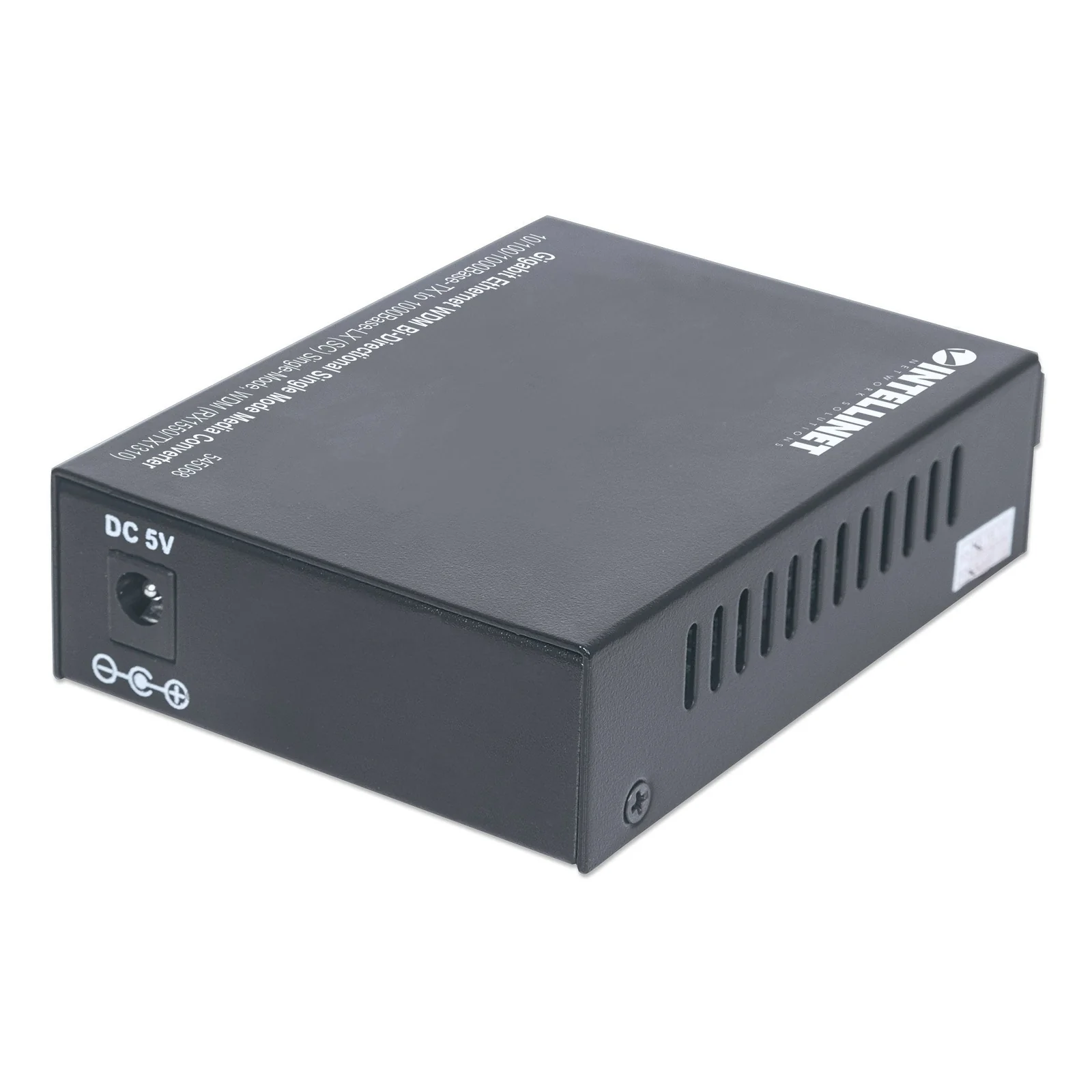 Intellinet 545068 convertisseur de support réseau 1000 Mbit/s Monomode Noir
