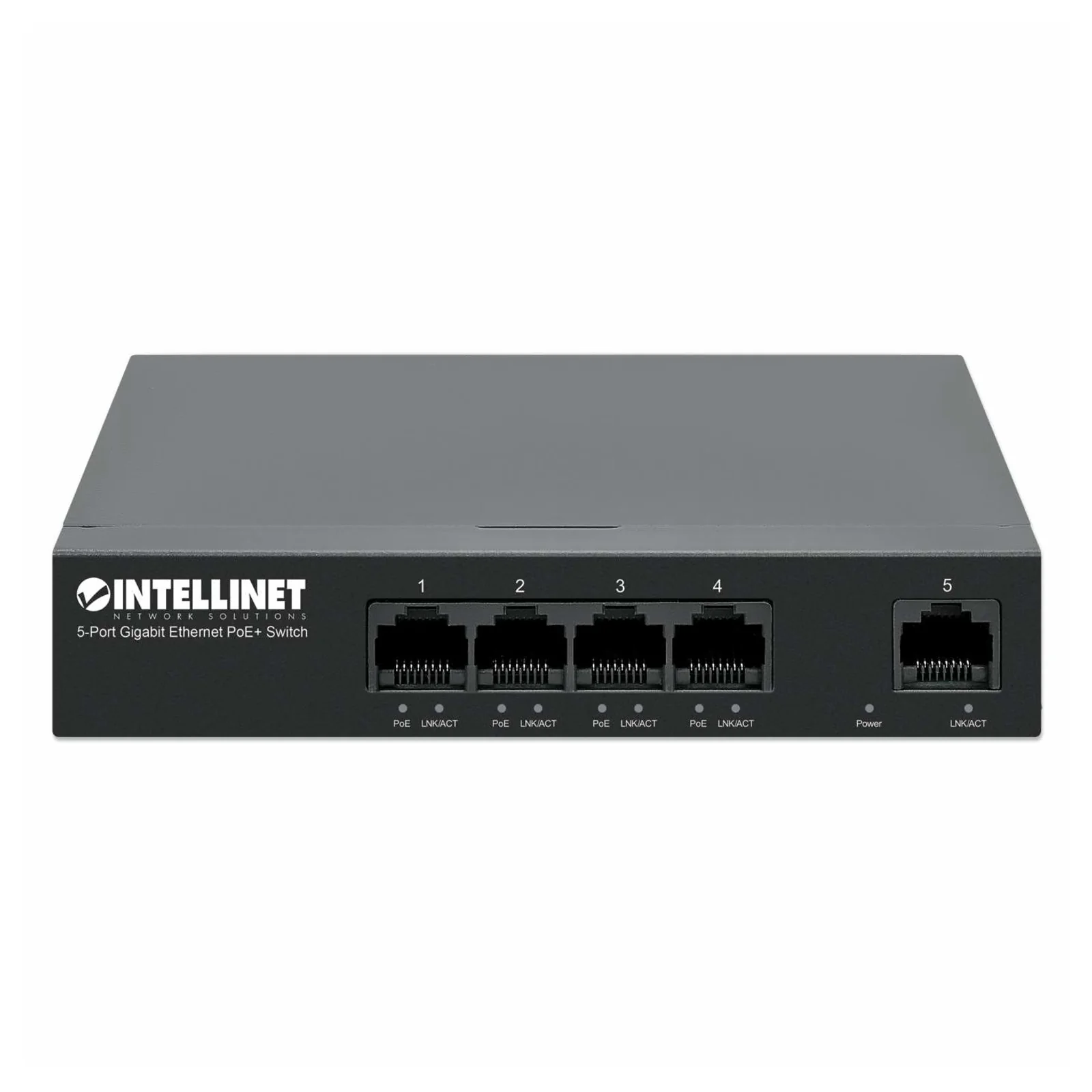 Intellinet 561792 commutateur réseau Gigabit Ethernet (10/100/1000) Connexion Ethernet, supportant l'alimentation via ce port (PoE) Noir