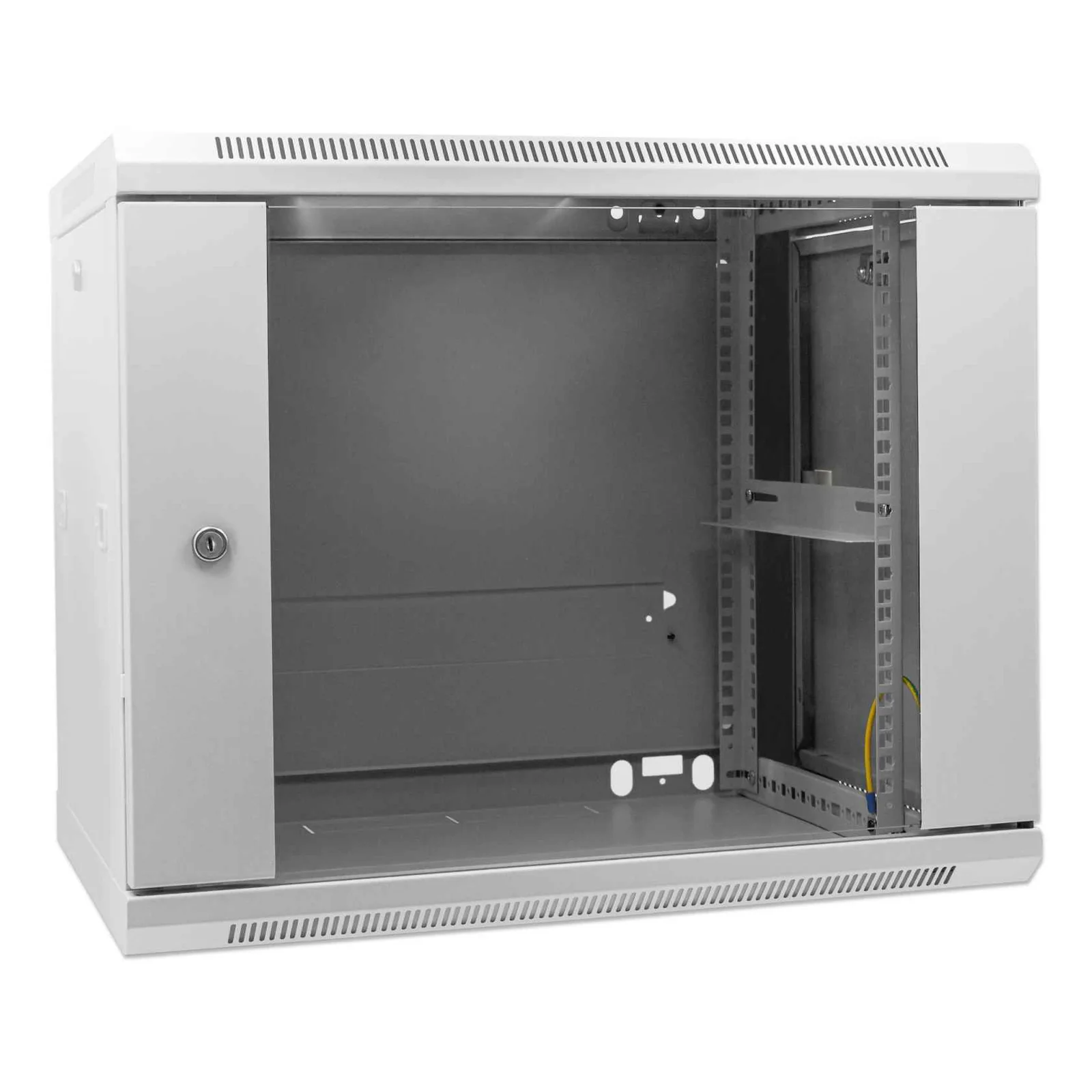 Intellinet 711838 étagère 9U Rack monté sur le mur Gris