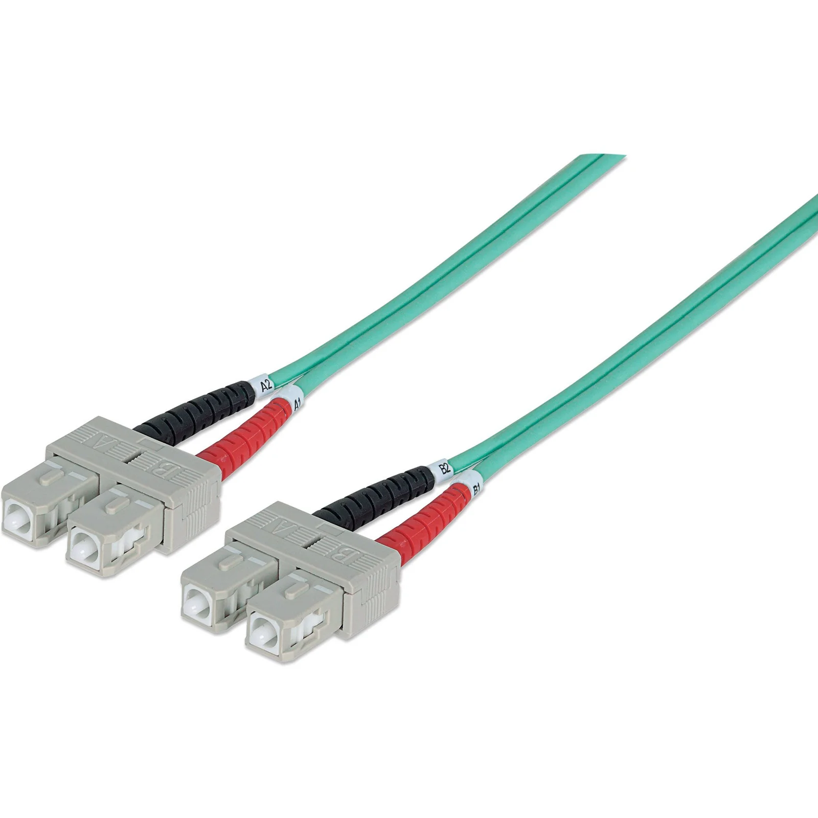 750837 câble InfiniBand et à fibres optiques 2 m SC Couleur aqua