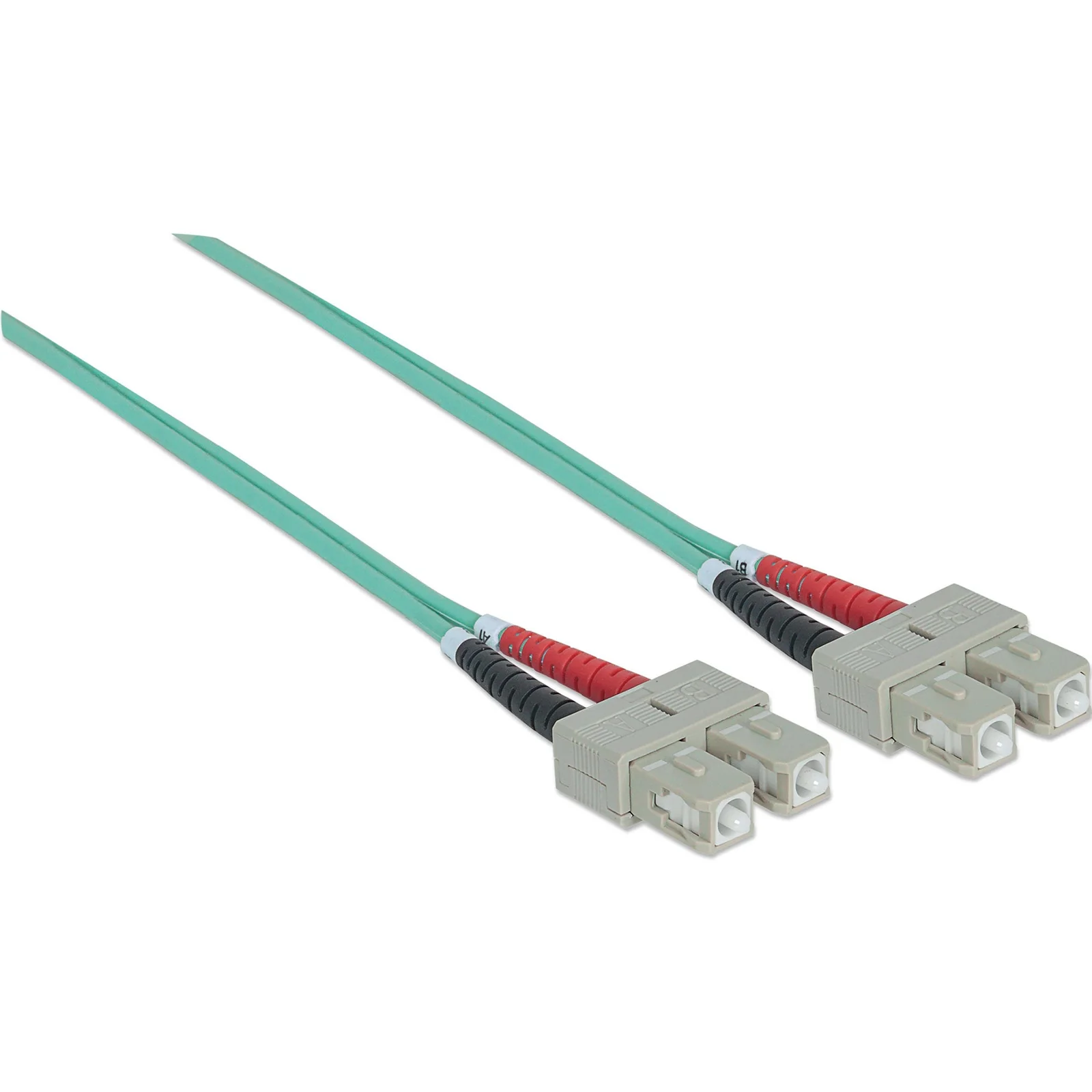 Intellinet 750837 câble InfiniBand et à fibres optiques 2 m SC Couleur aqua