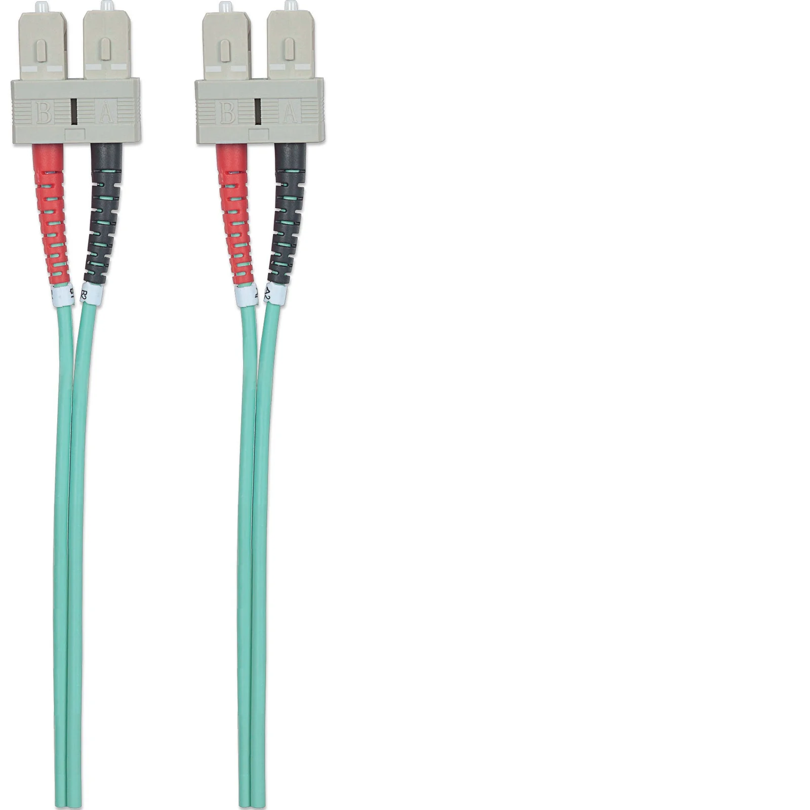 Intellinet 750837 câble InfiniBand et à fibres optiques 2 m SC Couleur aqua