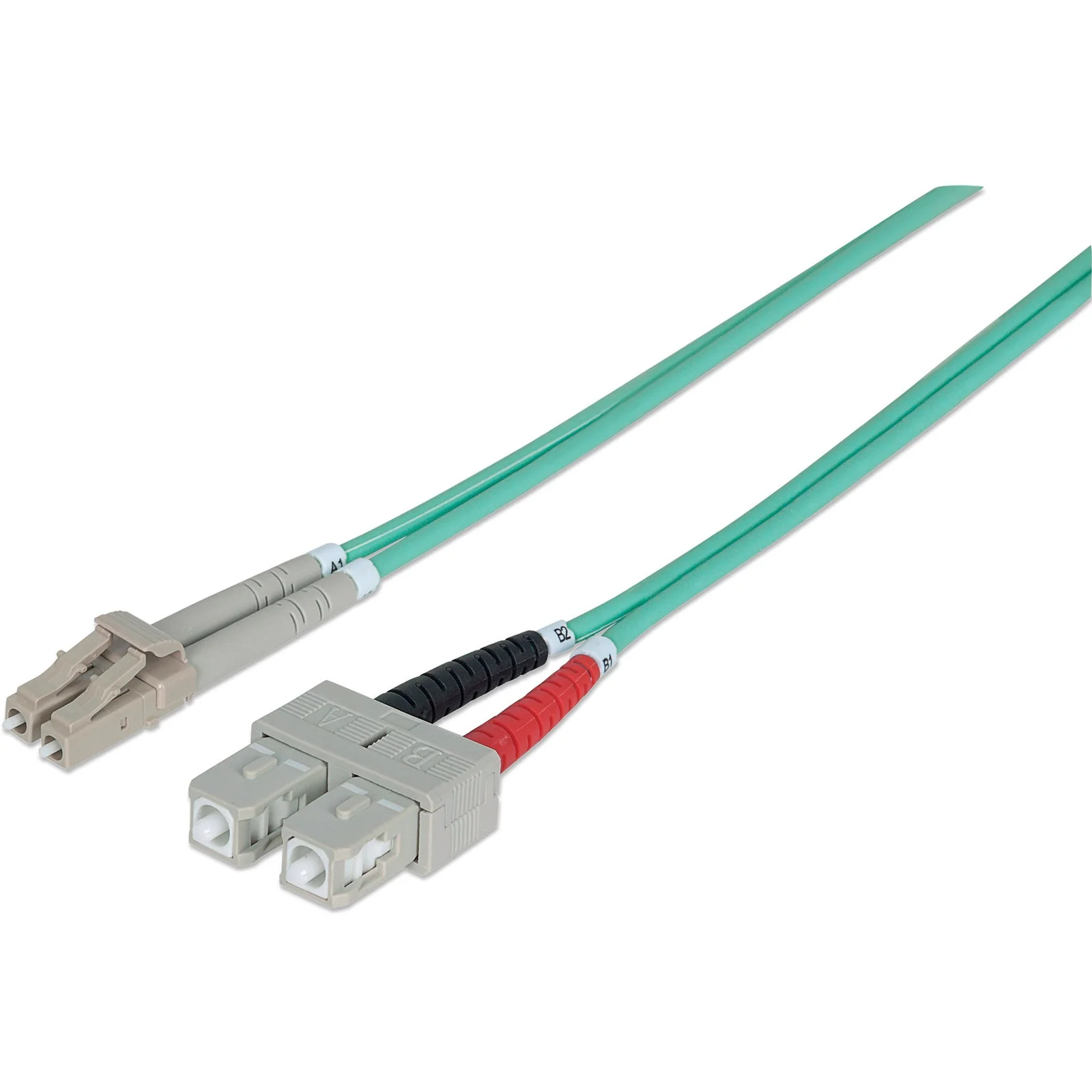 750912 câble InfiniBand et à fibres optiques 1 m LC SC Couleur aqua