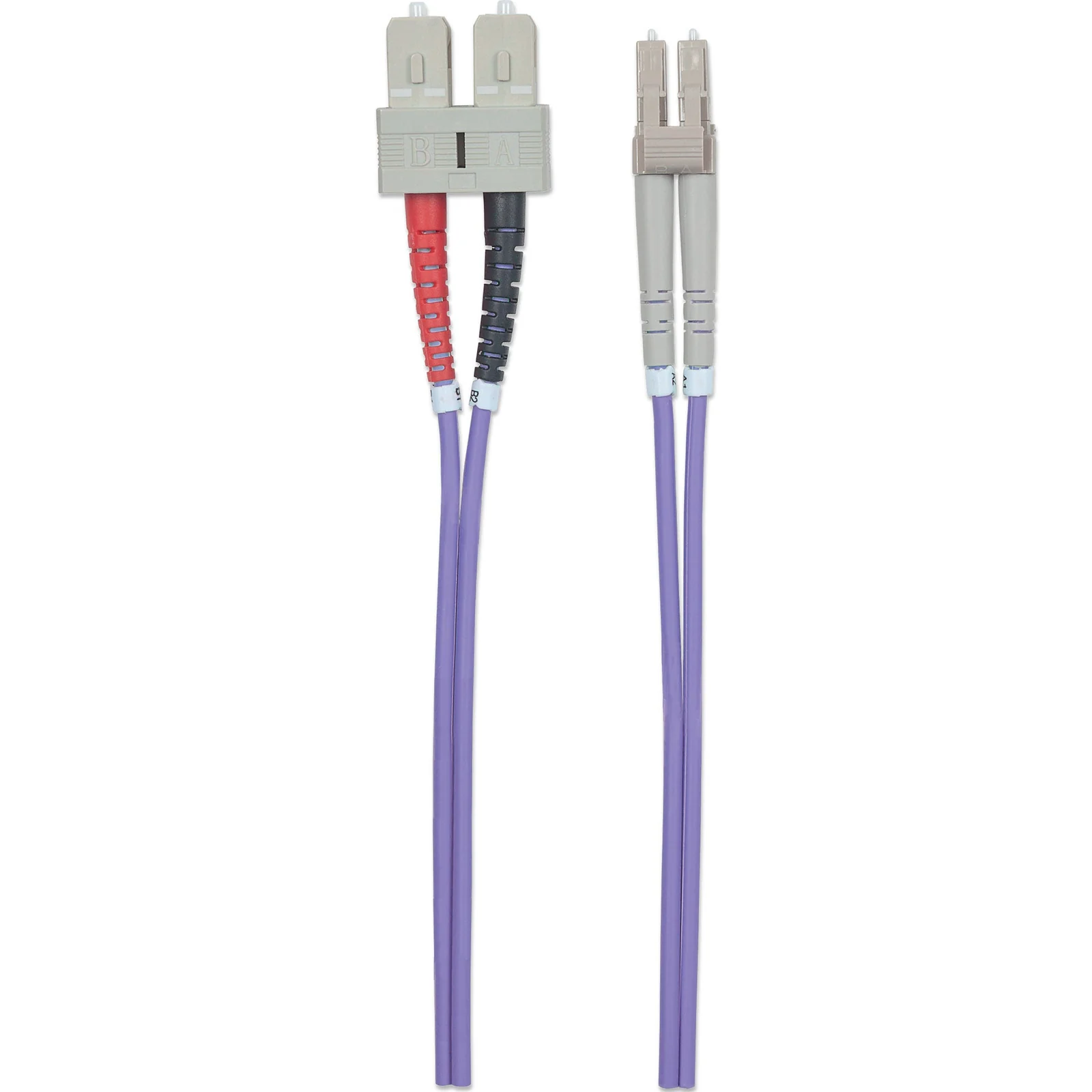 Intellinet 750929 câble InfiniBand et à fibres optiques 2 m LC SC Violet