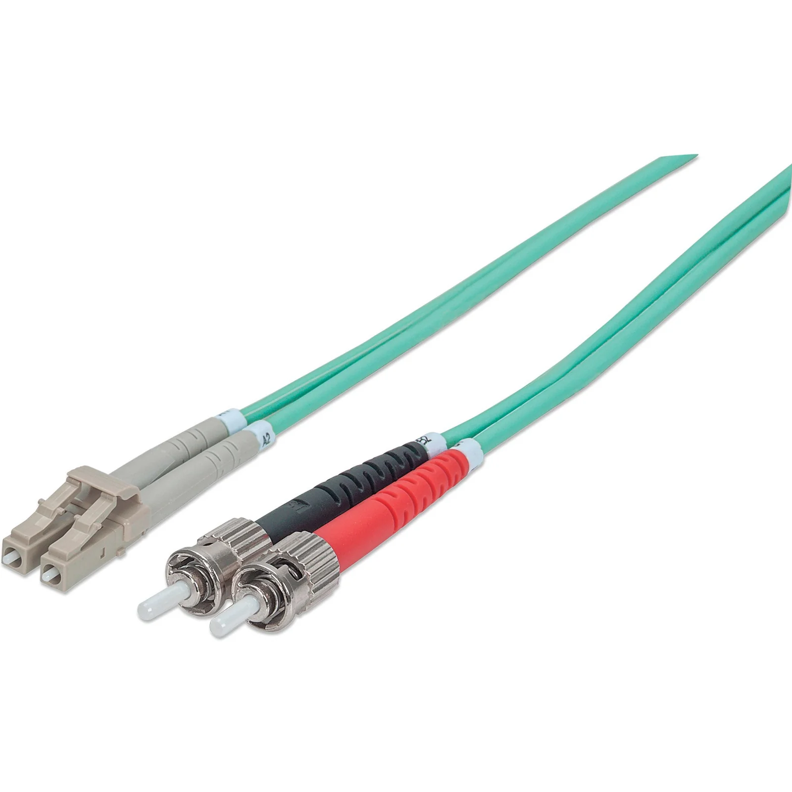 751117 câble InfiniBand et à fibres optiques 1 m ST LC Couleur aqua