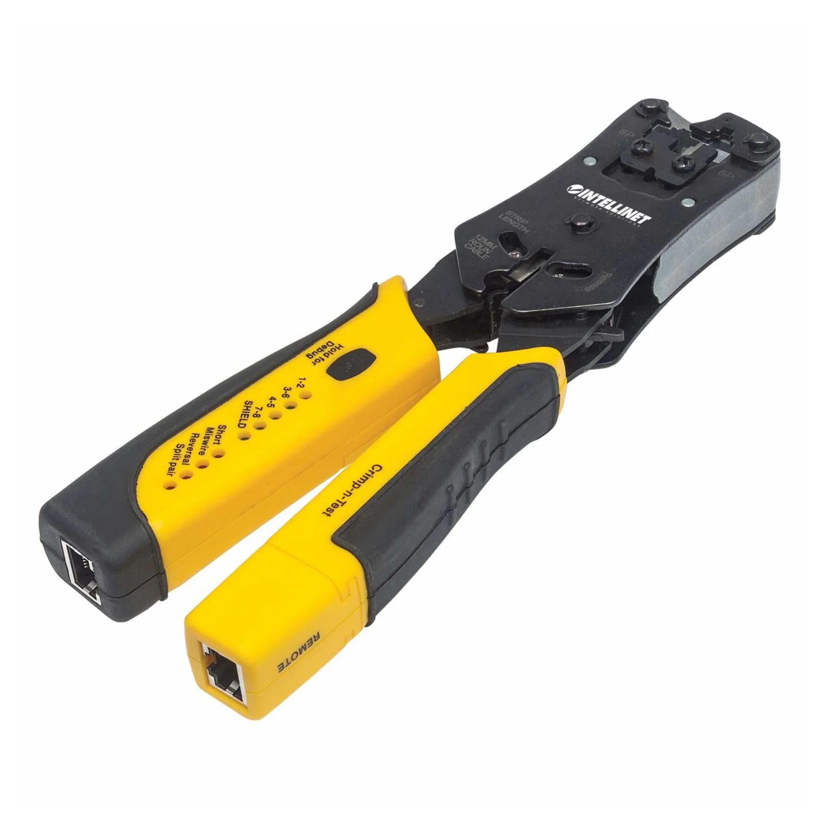 780124 Pince à sertir Noir, Jaune