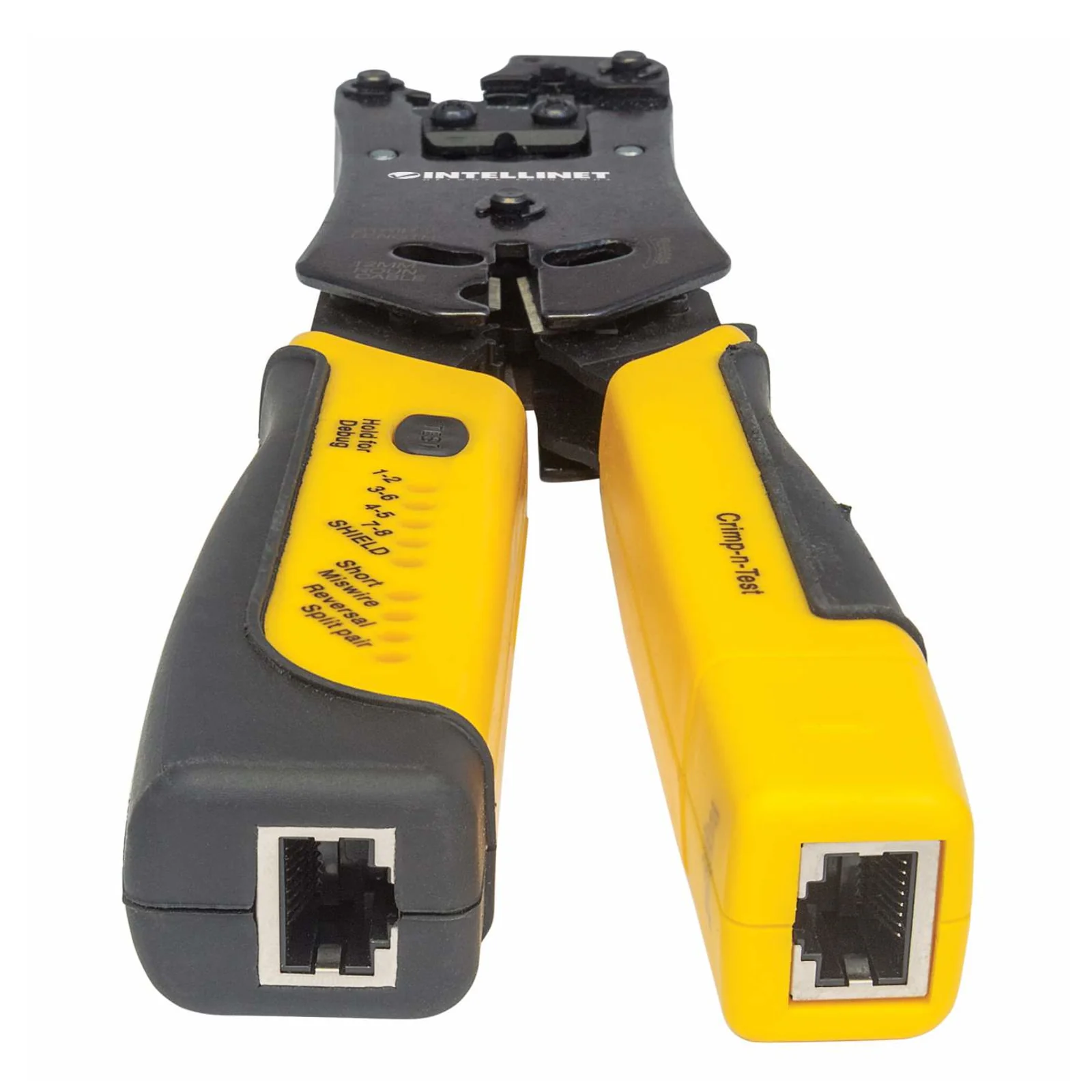 Intellinet 780124 Pince à sertir Noir, Jaune