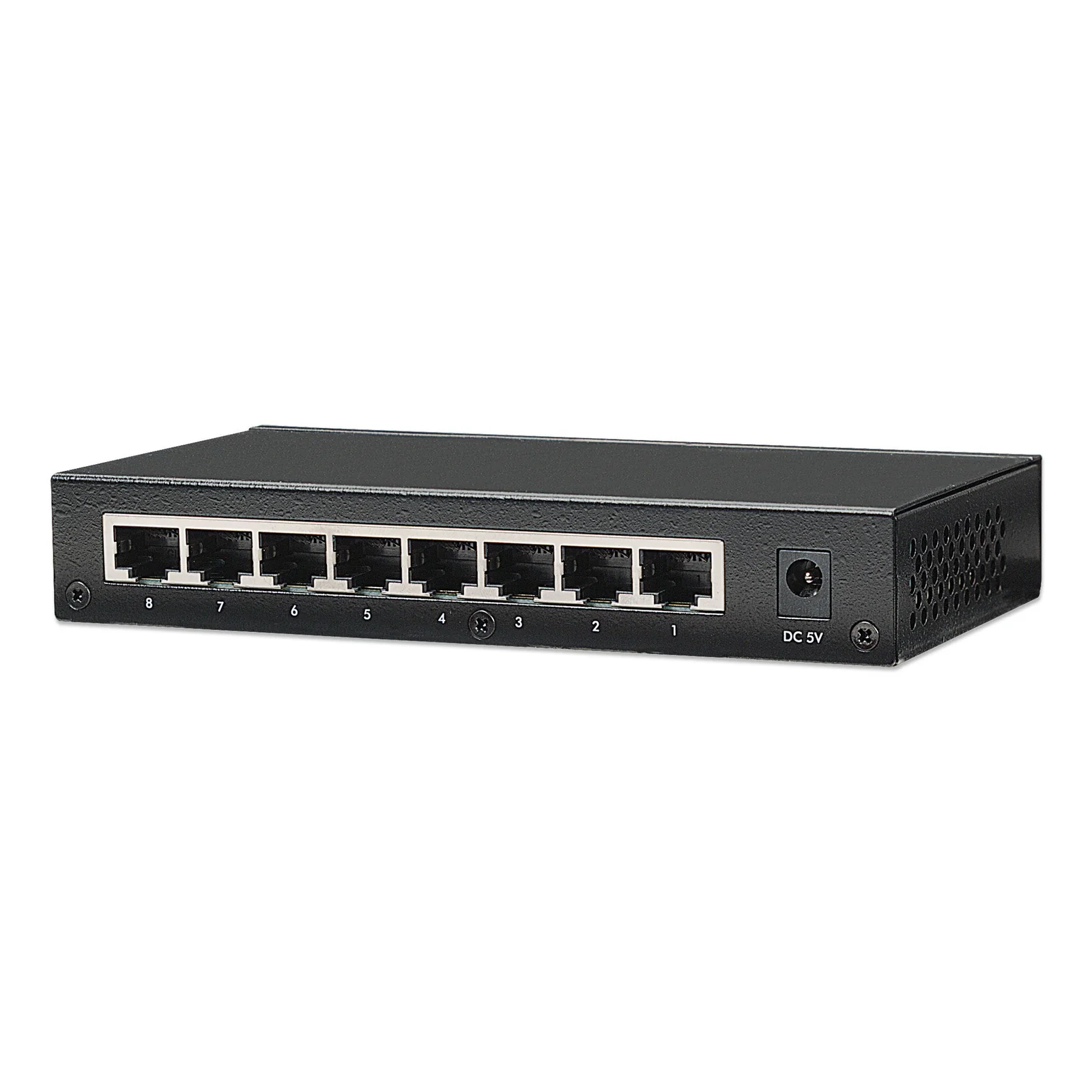 Intellinet 8-Port Fast Ethernet Office Switch Fast Ethernet (10/100) Noir