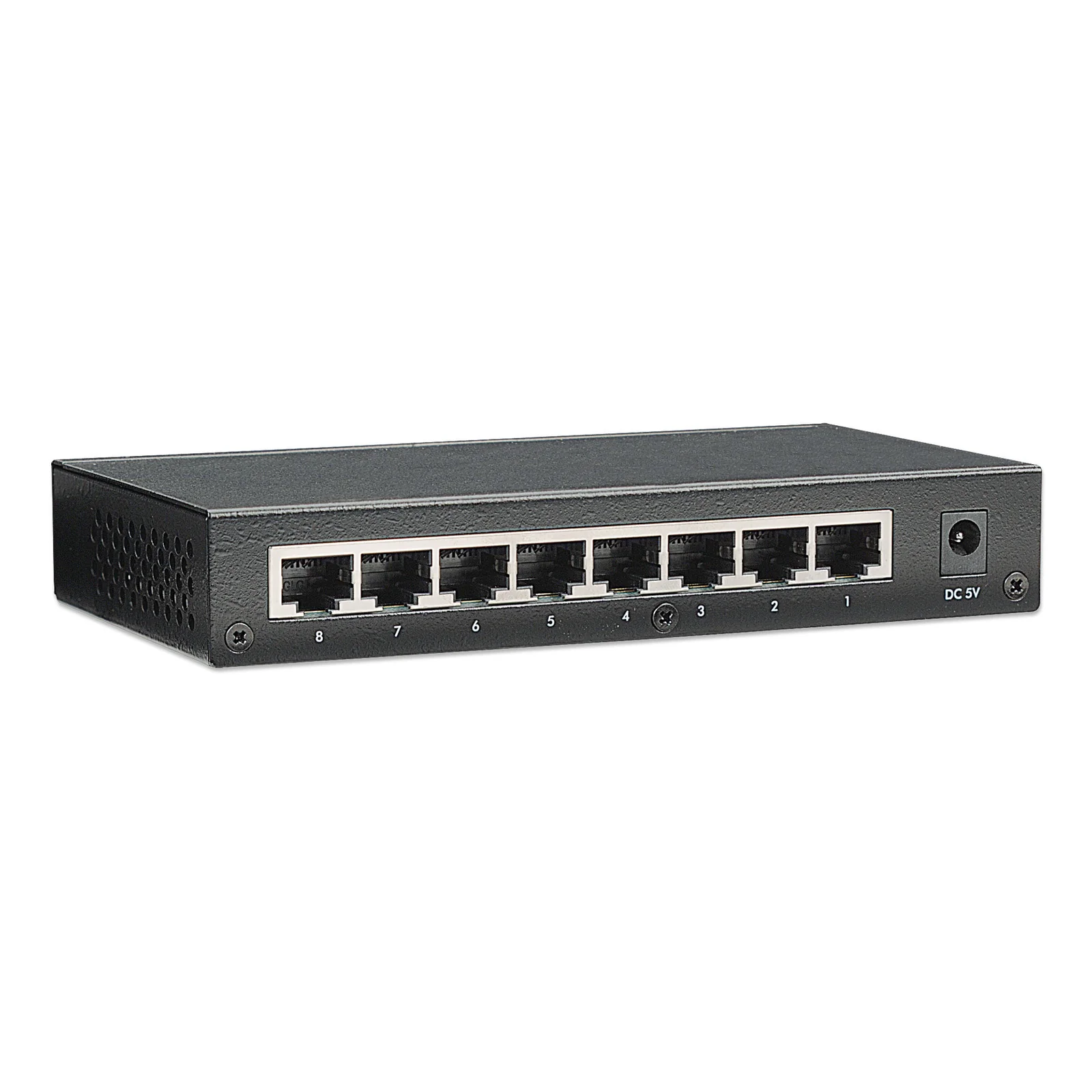 Intellinet 8-Port Fast Ethernet Office Switch Fast Ethernet (10/100) Noir