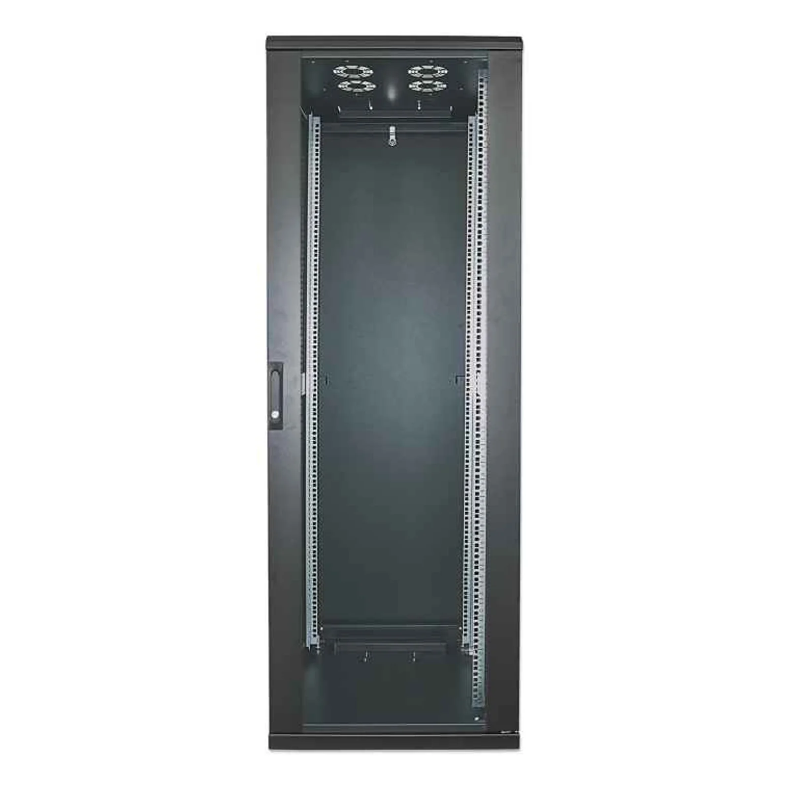 Intellinet Armoire réseau autoportante 19", 26U, 600 × 800 mm (largeur x profondeur), noire, en kit, charge max. 1500 kg, verrouillage multipoints, Une serrure par panneau latéral, profondeur utile 123 à 573 mm, IP20, acier