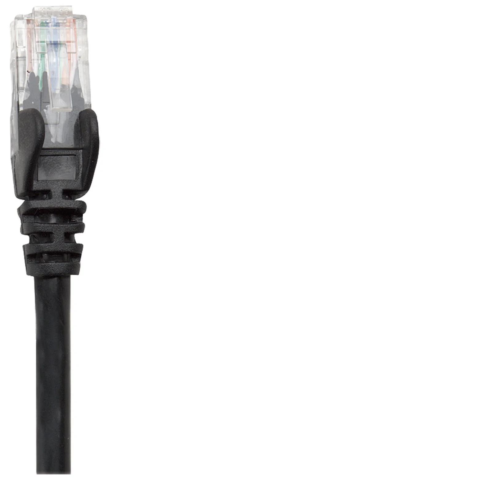 Intellinet Câble patch réseau, Cat6, 0,25 m, noir, cuivre, S/FTP, LSOH/LSZH, PVC, RJ45, contacts plaqués or, anti-accroc, avec manchon, garantie à vie
