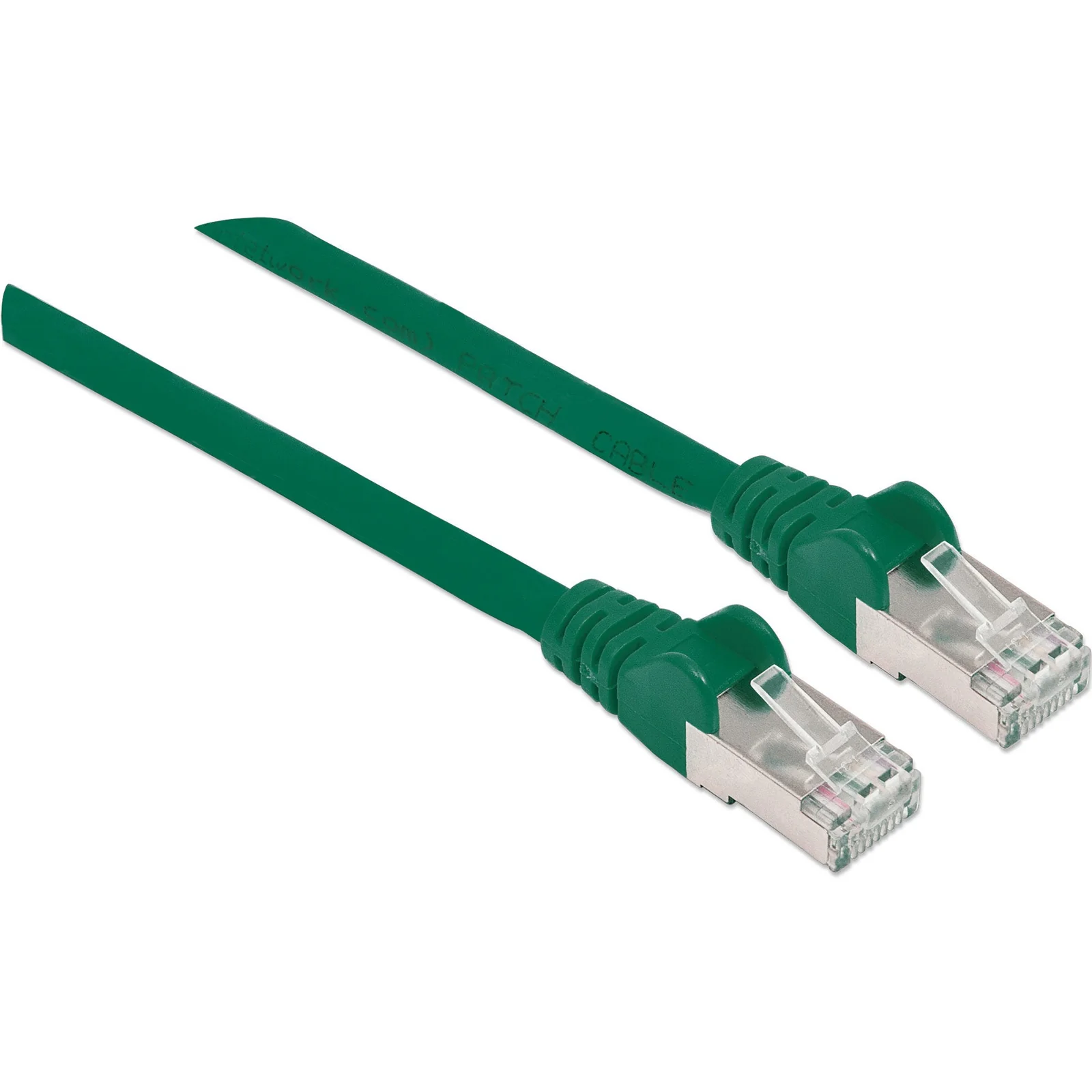 Intellinet Câble patch réseau, Cat6, 10 m, vert, cuivre, S/FTP, LSOH/LSZH, PVC, RJ45, contacts plaqués or, anti-accroc, avec manchon, garantie à vie