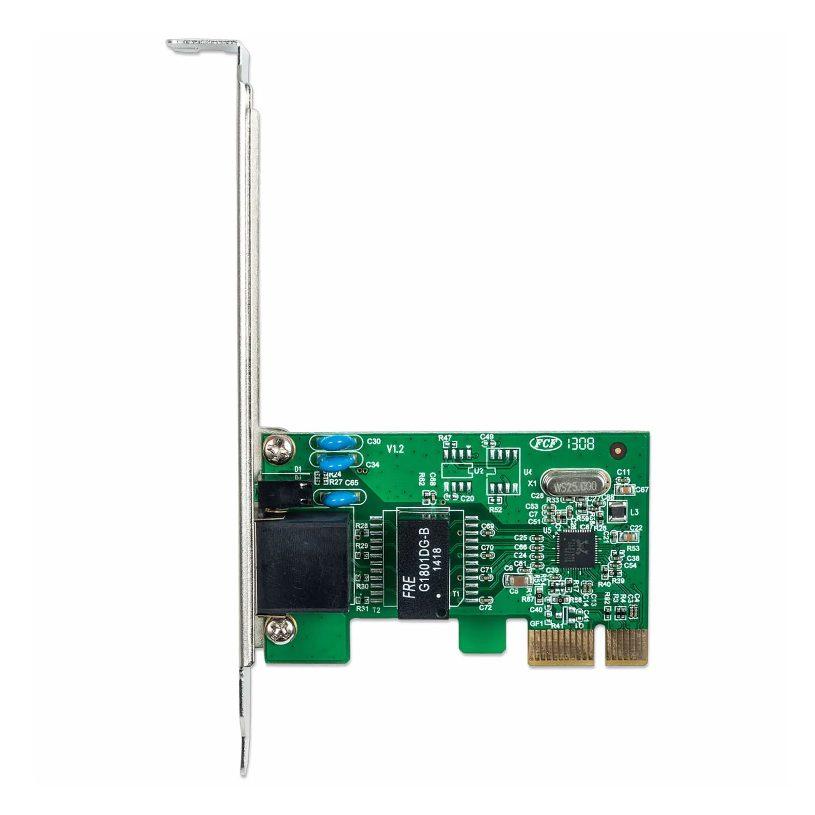 Intellinet Carte réseau Gigabit PCI Express, Ethernet RJ45 10/100/1000 Mbit/s, garantie de 3 ans