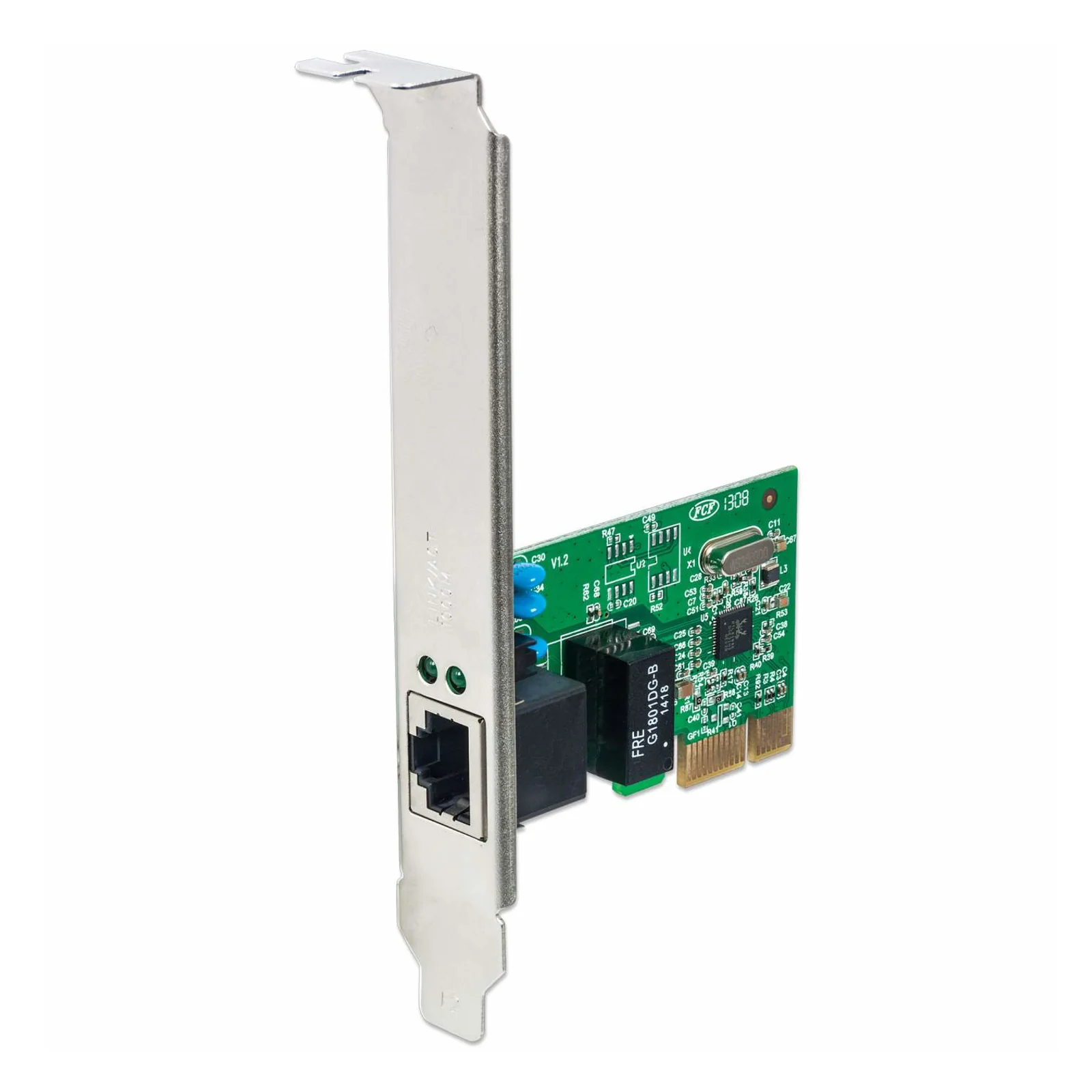 Intellinet Carte réseau Gigabit PCI Express, Ethernet RJ45 10/100/1000 Mbit/s, garantie de 3 ans