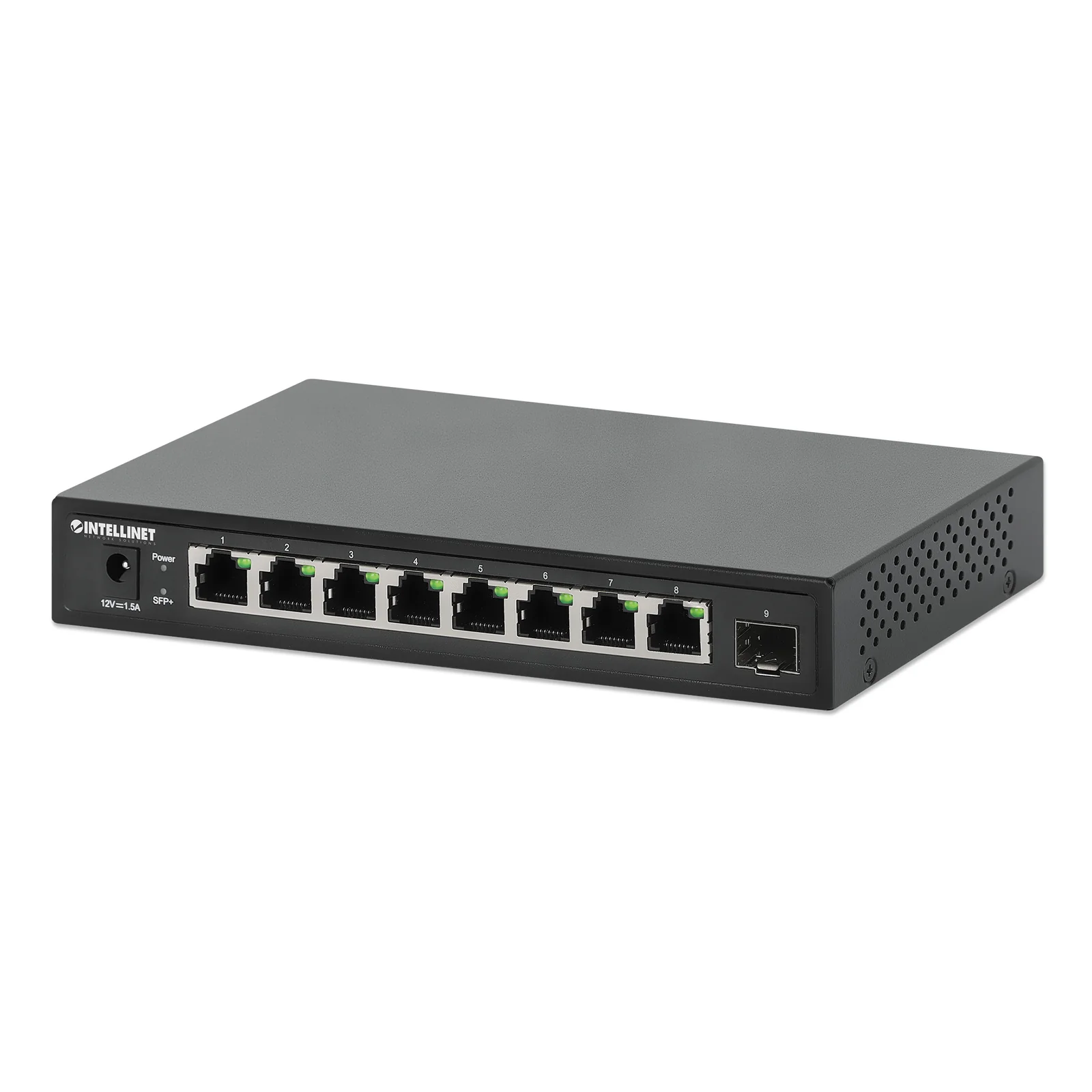 Commutateur réseau (switch) 9 ports avec 8 ports Ethernet 2,5G et 1 liaison montante SFP+ 10G, non administrable, format bureau, option montage mural, garantie de 3 ans