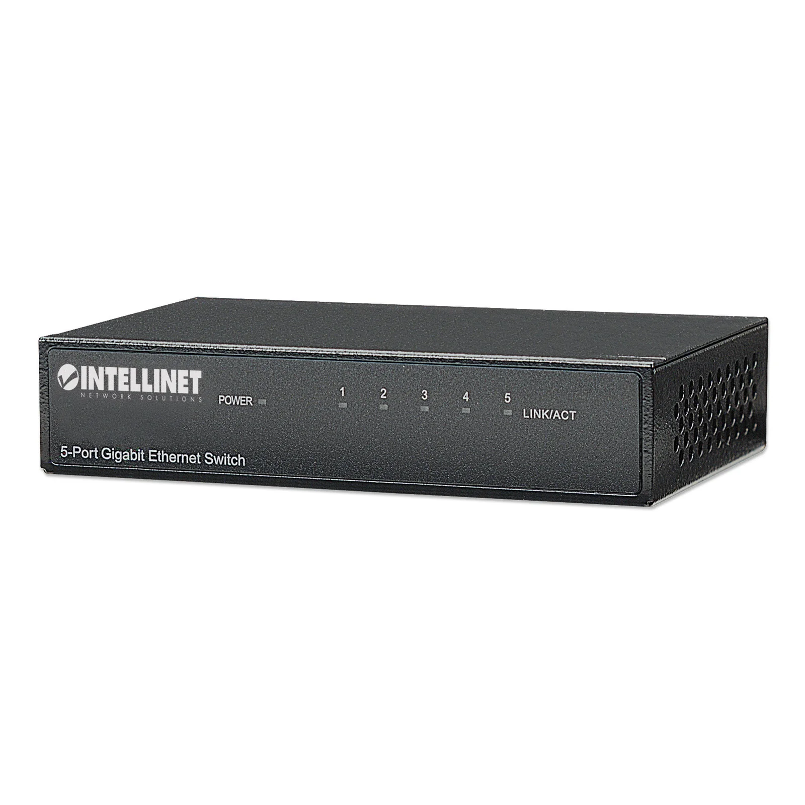 Commutateur réseau (switch) Gigabit Ethernet 5 ports, format bureau, boîtier métal, IEEE 802.3az (Ethernet éco-énergétique), garantie de 3 ans