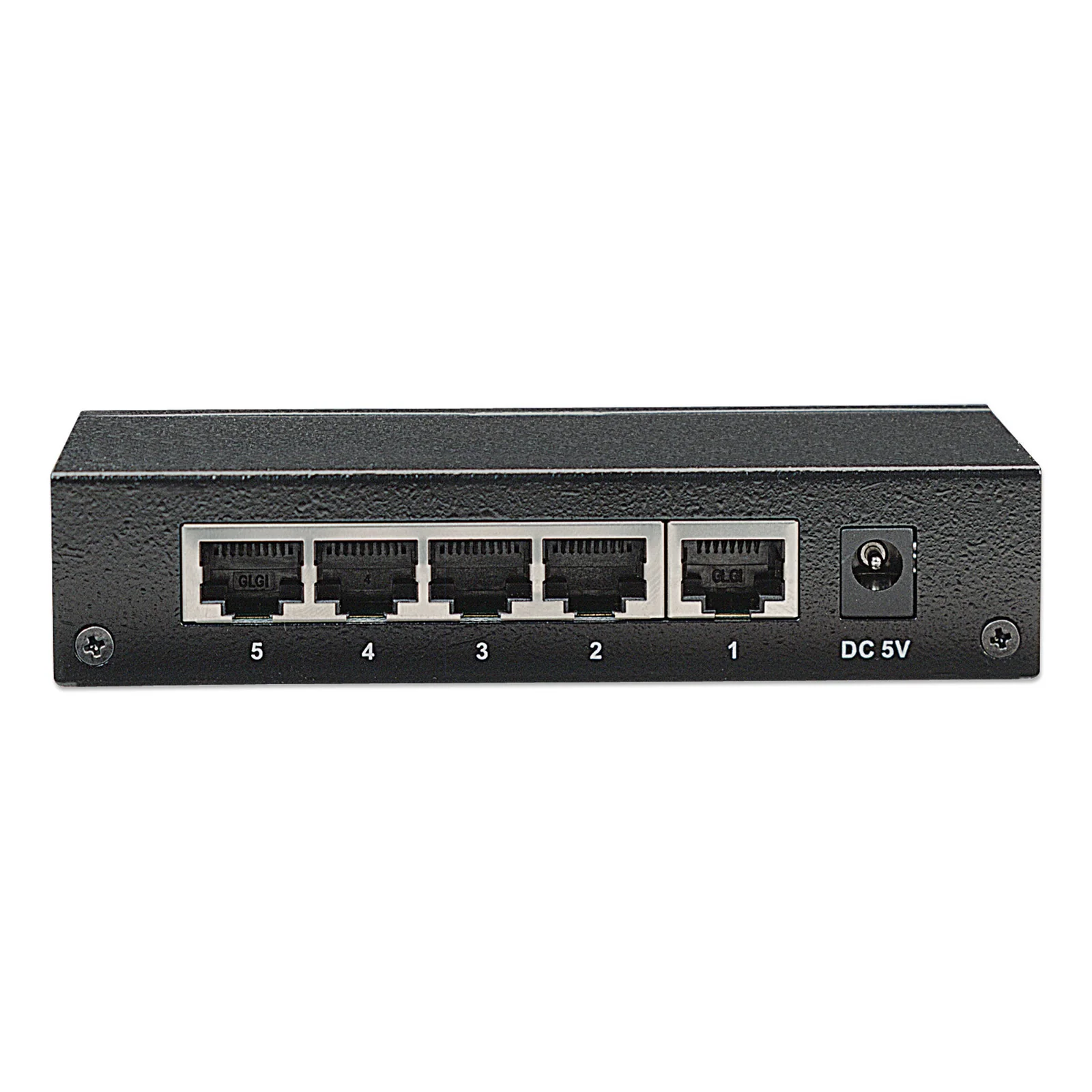 Intellinet Commutateur réseau (switch) Gigabit Ethernet 5 ports, format bureau, boîtier métal, IEEE 802.3az (Ethernet éco-énergétique), garantie de 3 ans