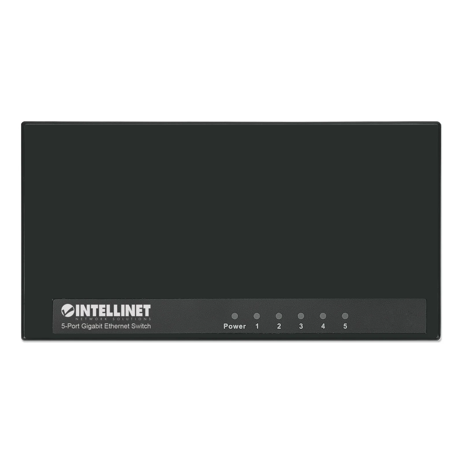 Intellinet Commutateur réseau (switch) Gigabit Ethernet 5 ports, format bureau, boîtier plastique, IEEE 802.3az (Ethernet éco-énergétique), noir, garantie de 3 ans
