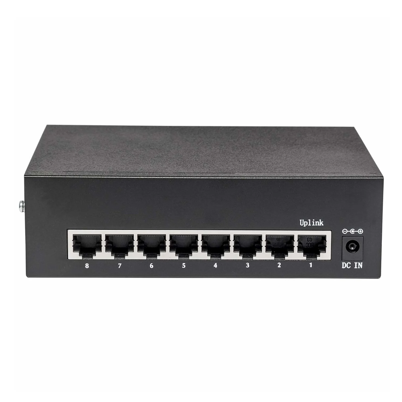 Intellinet Commutateur réseau (switch) Gigabit Ethernet PoE+ 8 ports, compatible IEEE 802.3at/af, budget PoE 60 W, format bureau, garantie de 3 ans