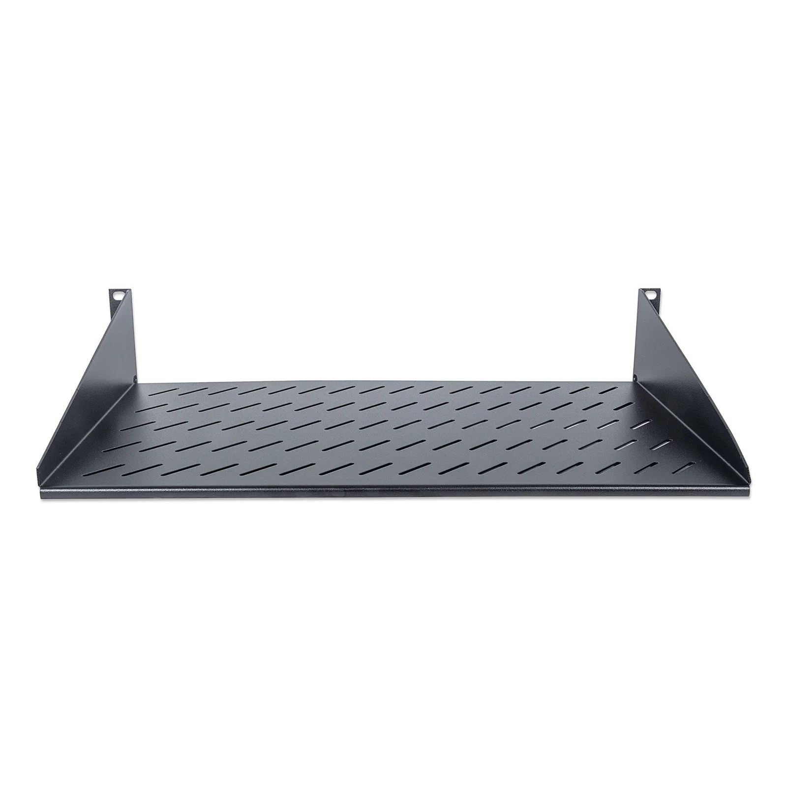 Intellinet Étagère cantilever 19", 2U, montage frontal 2 points, profondeur 250 mm, charge max. 25 kg, noire, garantie trois ans
