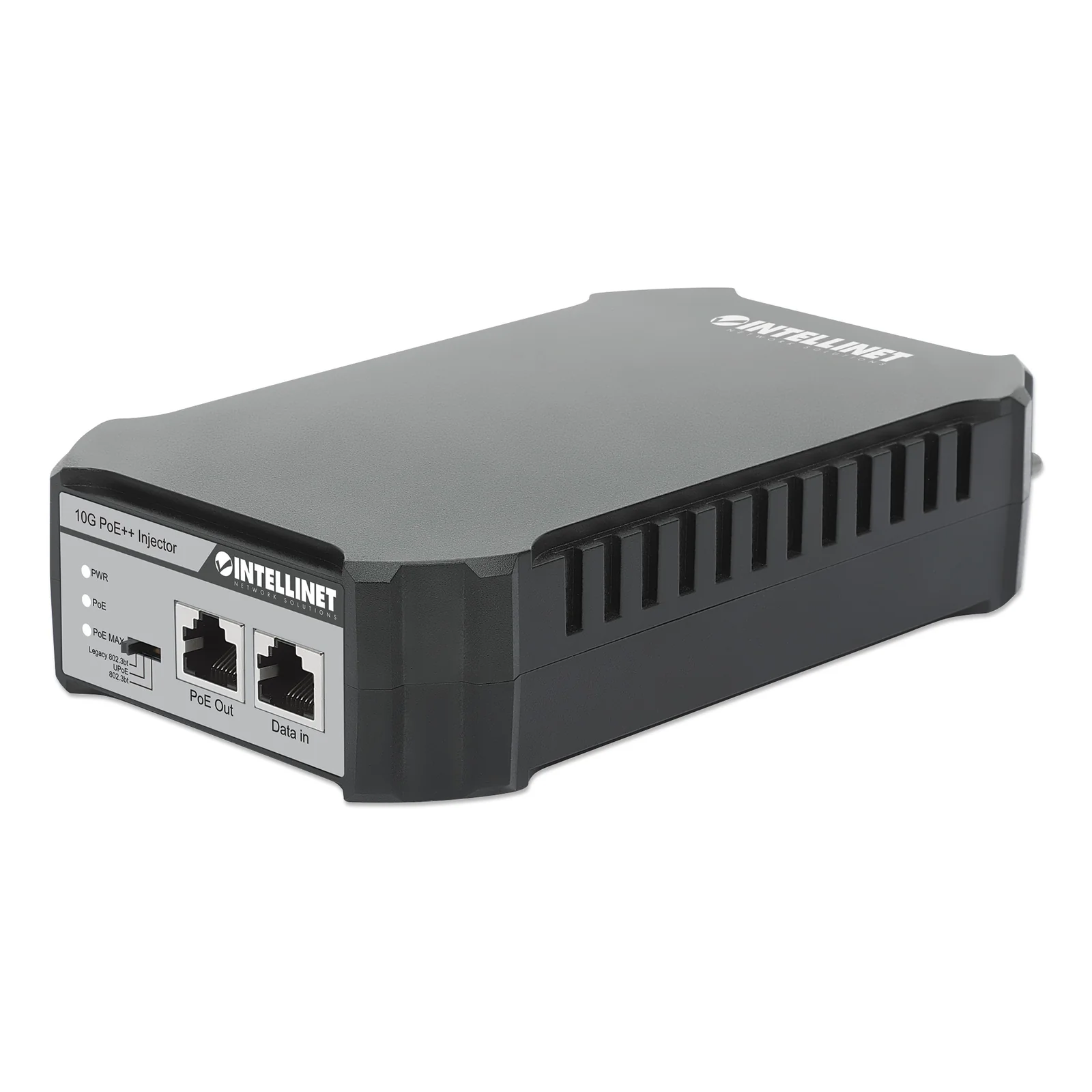 Injecteur PoE++ 10G à 1 port 95 W, conforme IEEE 802.3bt (4PPoE), boîtier métallique, option de montage mural, Alimentation par Ethernet, Power Over Ethernet, garantie de 3 ans