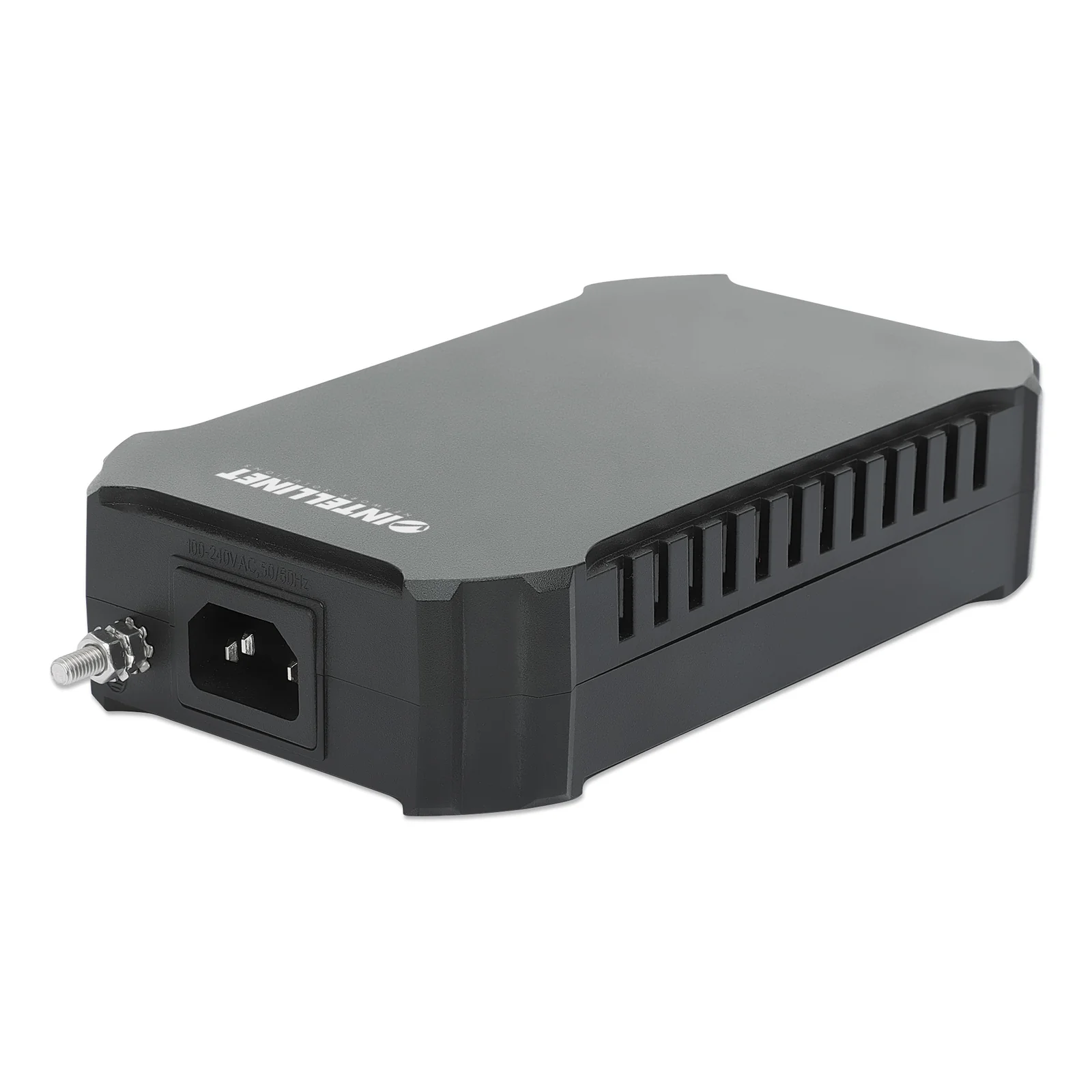 Intellinet Injecteur PoE++ 10G à 1 port 95 W, conforme IEEE 802.3bt (4PPoE), boîtier métallique, option de montage mural, Alimentation par Ethernet, Power Over Ethernet, garantie de 3 ans