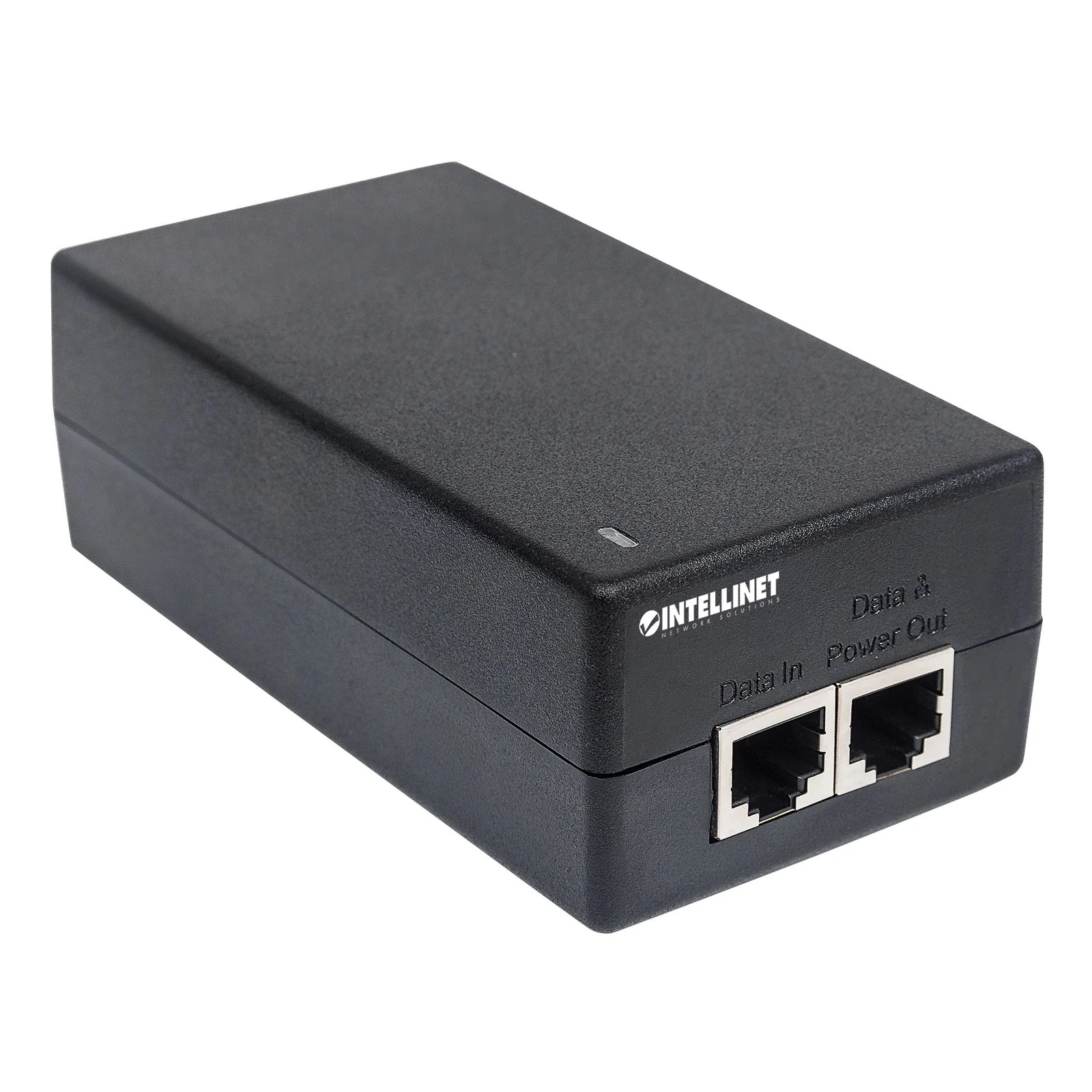 Intellinet Injecteur Ultra PoE+ Gigabit, 1 port 60 W, conforme IEEE 802.3bt et 802.3at/af, boîtier plastique, Alimentation par Ethernet, Power Over Ethernet, garantie de 3 ans