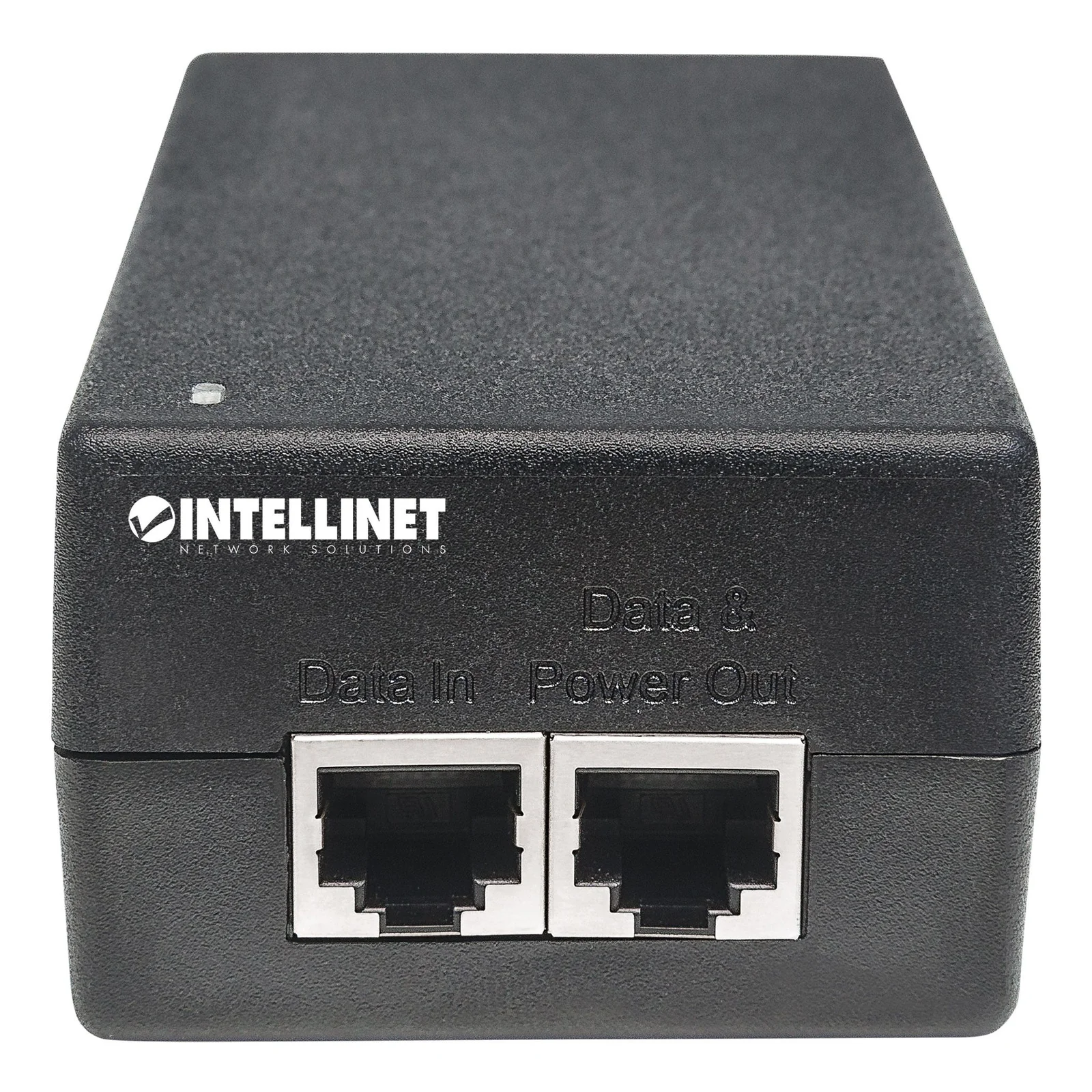 Intellinet Injecteur Ultra PoE+ Gigabit, 1 port 60 W, conforme IEEE 802.3bt et 802.3at/af, boîtier plastique, Alimentation par Ethernet, Power Over Ethernet, garantie de 3 ans