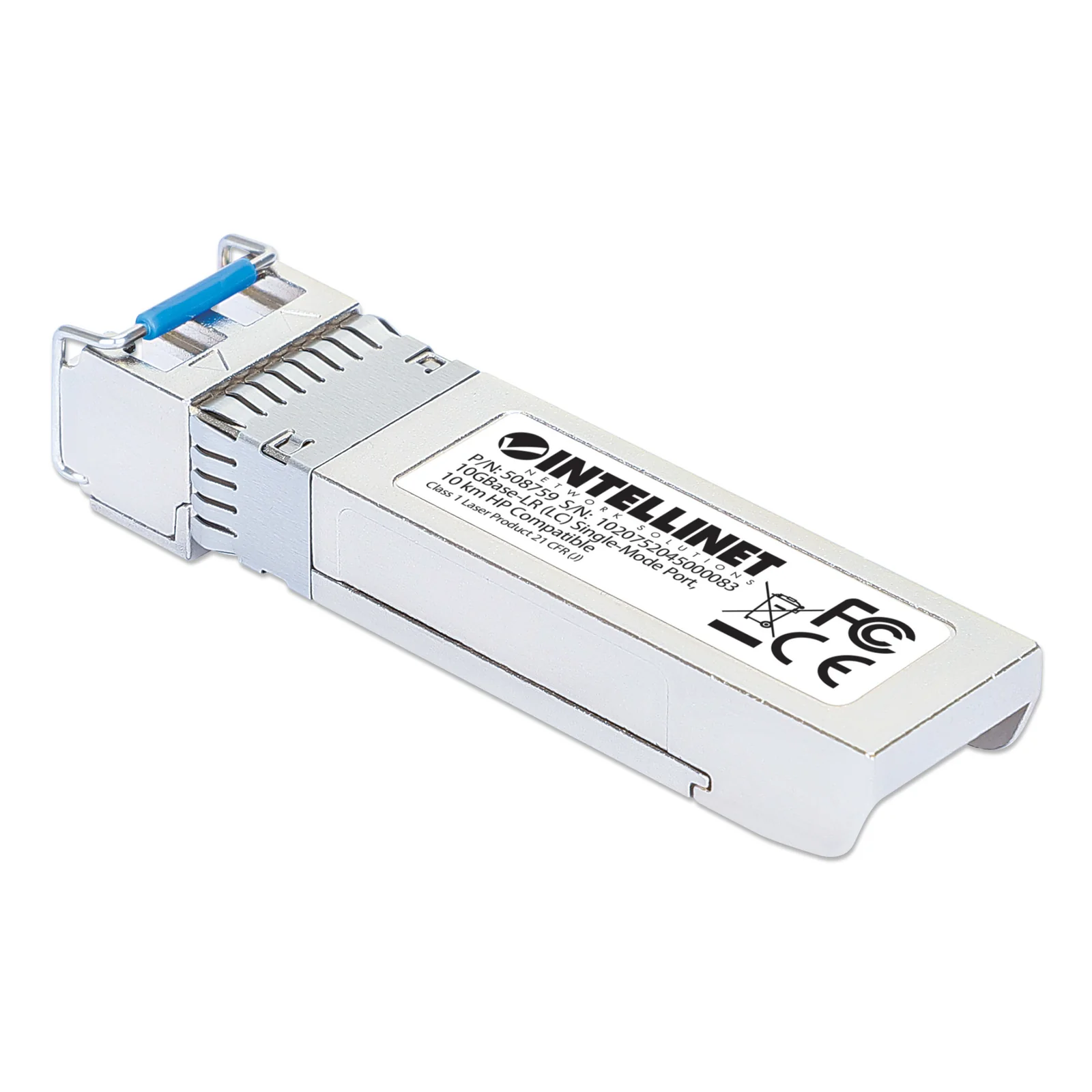 Intellinet Module émetteur-récepteur de réseau SFP+ fibre 10 Gigabit, 10GBase-LR (LC) monomode, 300 m, 1310 nm, équivalent HPE J9151A/J9151D/JD094A/JD094B, garantie de 3 ans