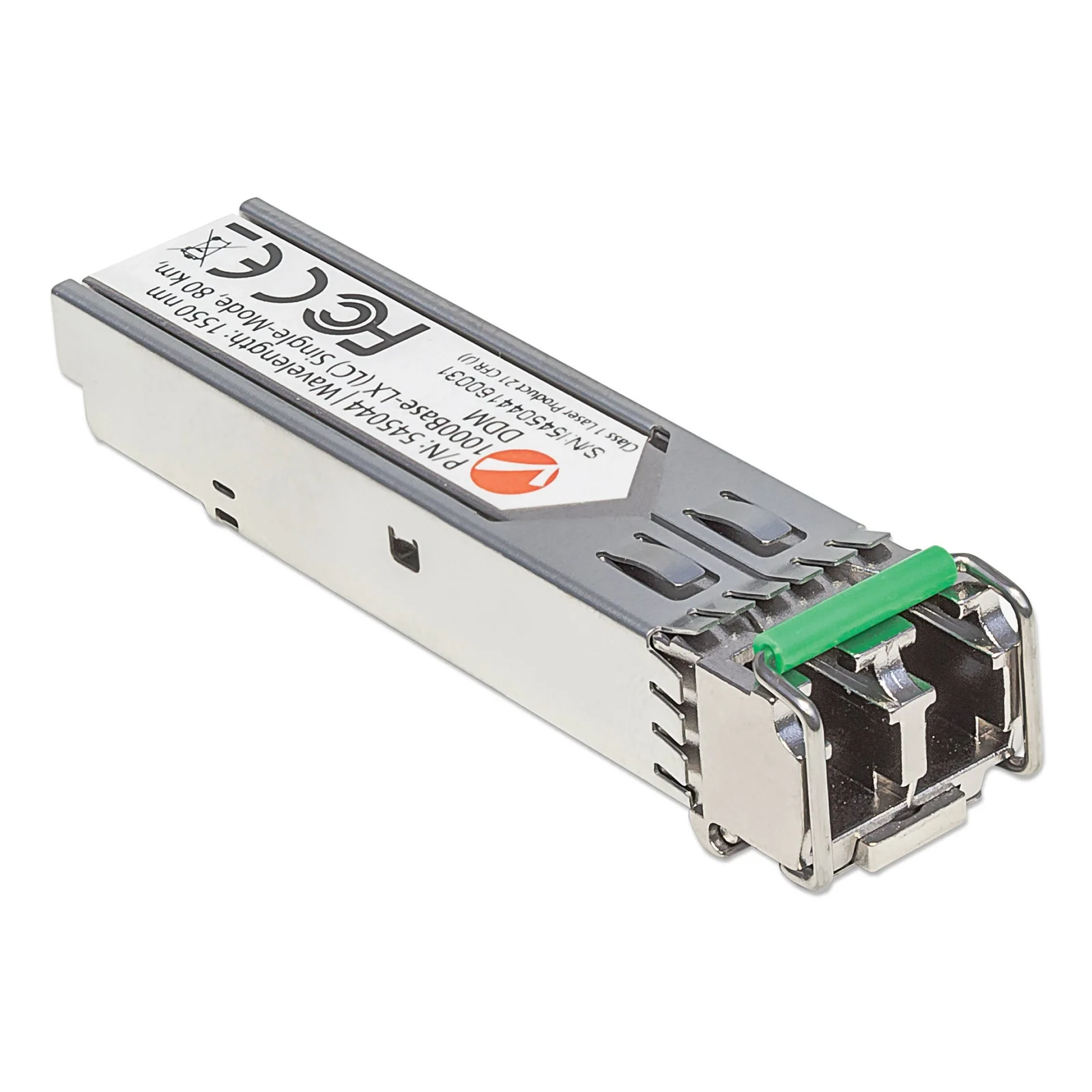 Intellinet Module émetteur-récepteur de réseau SFP fibre Gigabit, 1000Base-LX (LC) monomode, 80 km, 1550 nm, conforme MSA, équivalent Cisco GLC-ZX-SMD, garantie de 3 ans