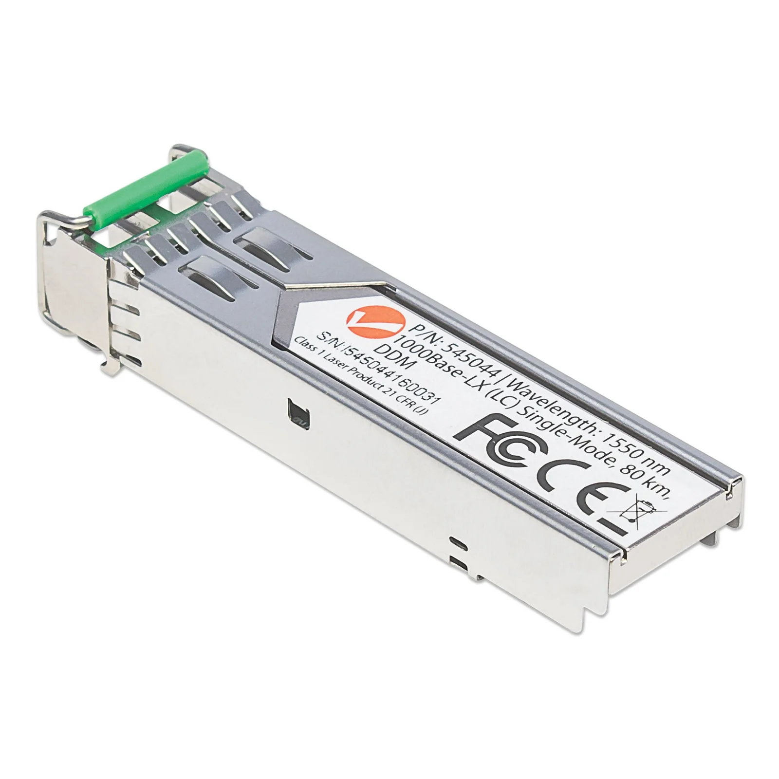 Intellinet Module émetteur-récepteur de réseau SFP fibre Gigabit, 1000Base-LX (LC) monomode, 80 km, 1550 nm, conforme MSA, équivalent Cisco GLC-ZX-SMD, garantie de 3 ans