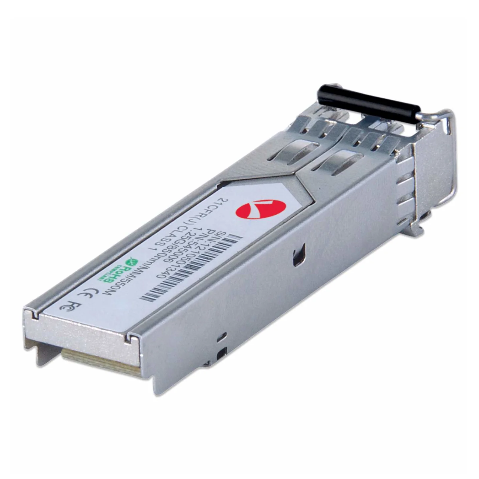 Intellinet Module émetteur-récepteur de réseau SFP fibre Gigabit Mini-GBIC, 1000Base-SX (LC) multimode, 550 m, 850 nm, conforme MSA, équivalent Cisco GLC-SX-MM, garantie de 3 ans