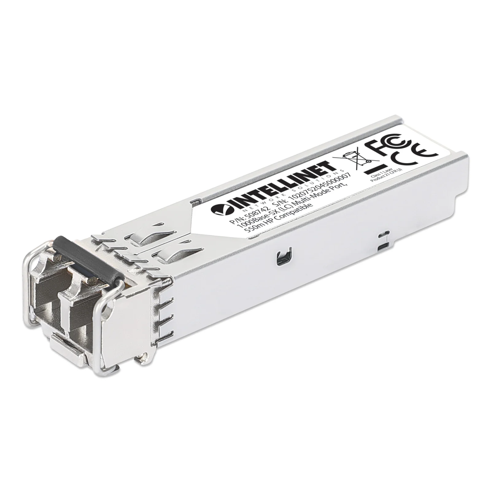Module émetteur-récepteur de réseau SFP fibre Gigabit Mini-GBIC, 1000Base-SX (LC) multimode duplex, 550 m, 850 nm, équivalent HPE J4858A/J4858B/J4858C/J4858D, garantie de 3 ans