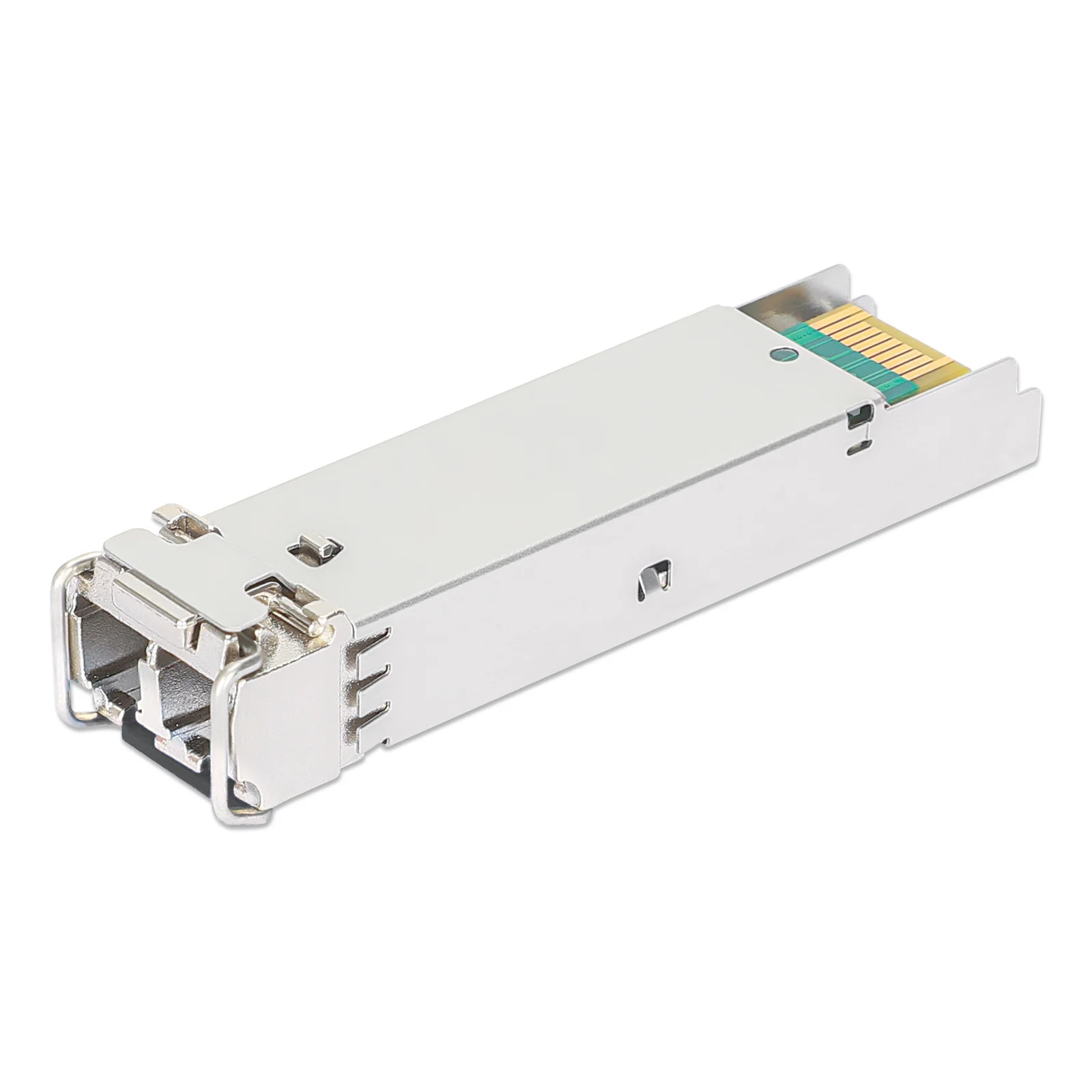 Intellinet Module émetteur-récepteur de réseau SFP fibre Gigabit Mini-GBIC, 1000Base-SX (LC) multimode duplex, 550 m, 850 nm, équivalent HPE J4858A/J4858B/J4858C/J4858D, garantie de 3 ans