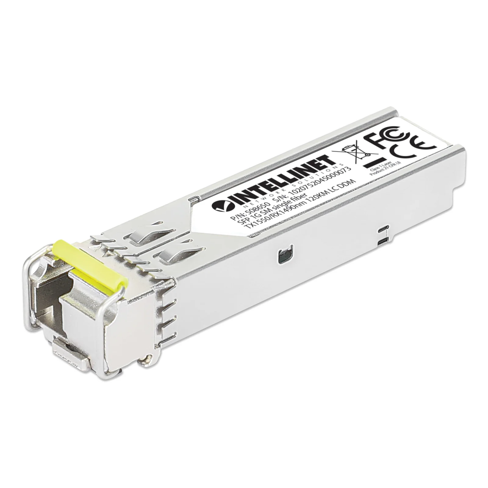 Module émetteur-récepteur de réseau SFP fibre Gigabit WDM bidirectionnel, 1000Base-BX-D, monomode LC, portée 120 km, BiDi WDM RX1490/TX1550, équivalent Cisco GLC-BX120-D, garantie de 3 ans