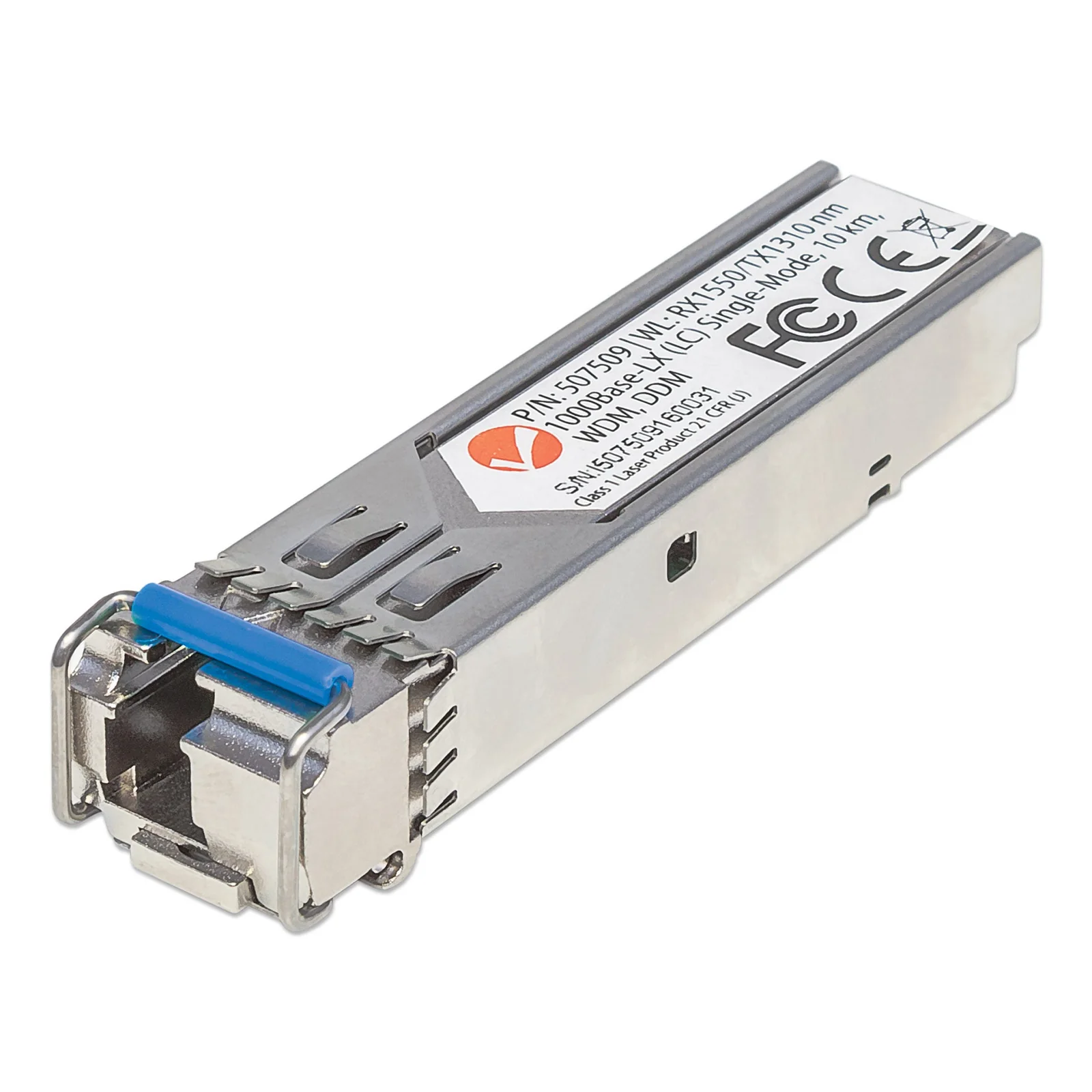 Module émetteur-récepteur de réseau SFP WDM bidirectionnel Gigabit, 1000Base-LX (LC) monomode, 10 km, RX 1550 nm / TX 1310 nm, conforme MSA, équivalent Cisco GLC-BX-U, garantie de 3 ans