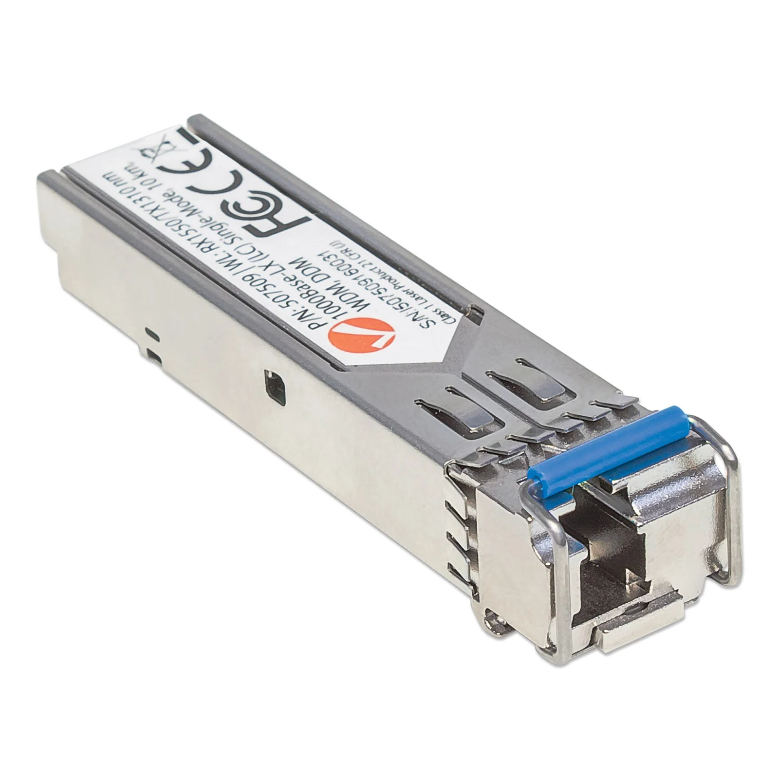 Intellinet Module émetteur-récepteur de réseau SFP WDM bidirectionnel Gigabit, 1000Base-LX (LC) monomode, 10 km, RX 1550 nm / TX 1310 nm, conforme MSA, équivalent Cisco GLC-BX-U, garantie de 3 ans