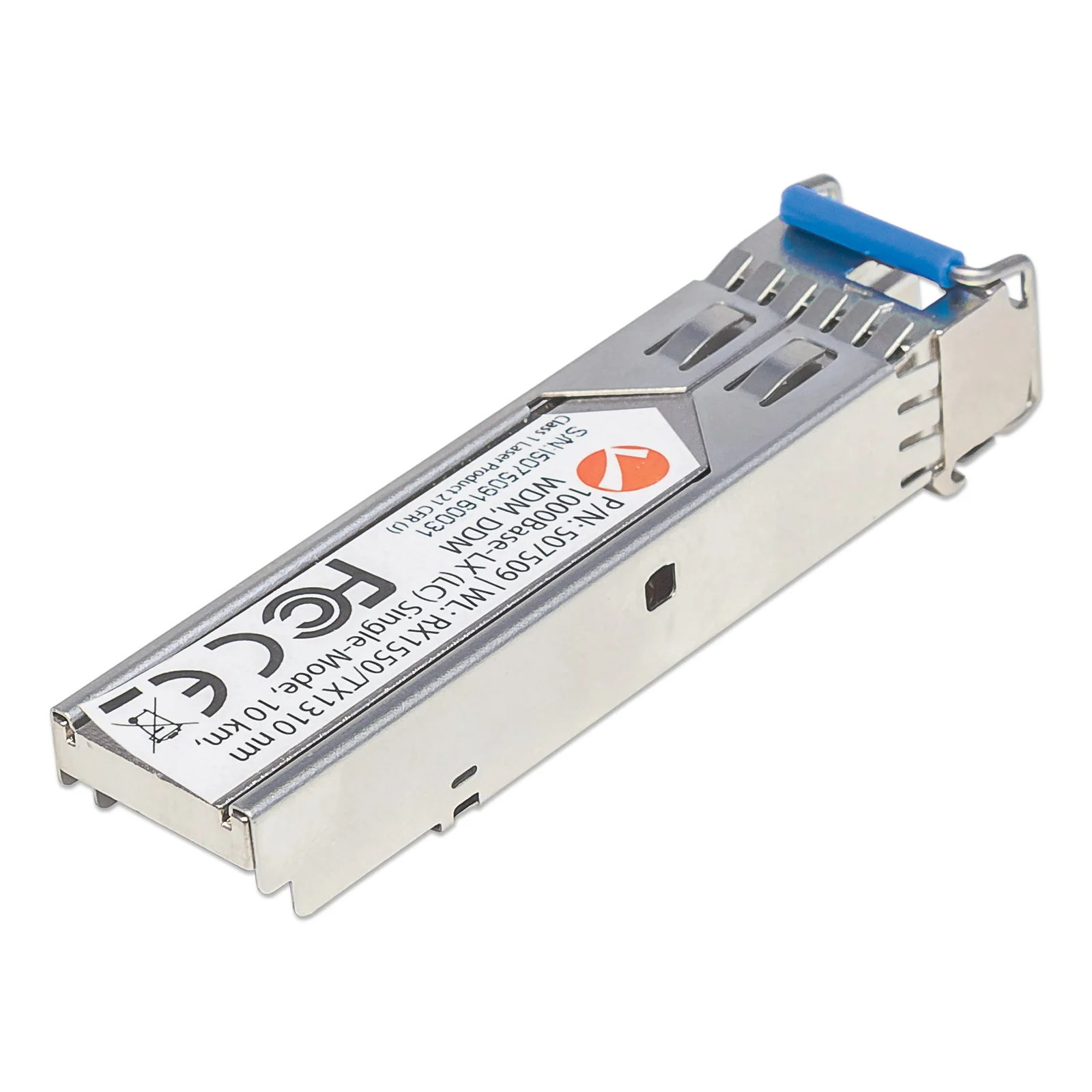 Intellinet Module émetteur-récepteur de réseau SFP WDM bidirectionnel Gigabit, 1000Base-LX (LC) monomode, 10 km, RX 1550 nm / TX 1310 nm, conforme MSA, équivalent Cisco GLC-BX-U, garantie de 3 ans