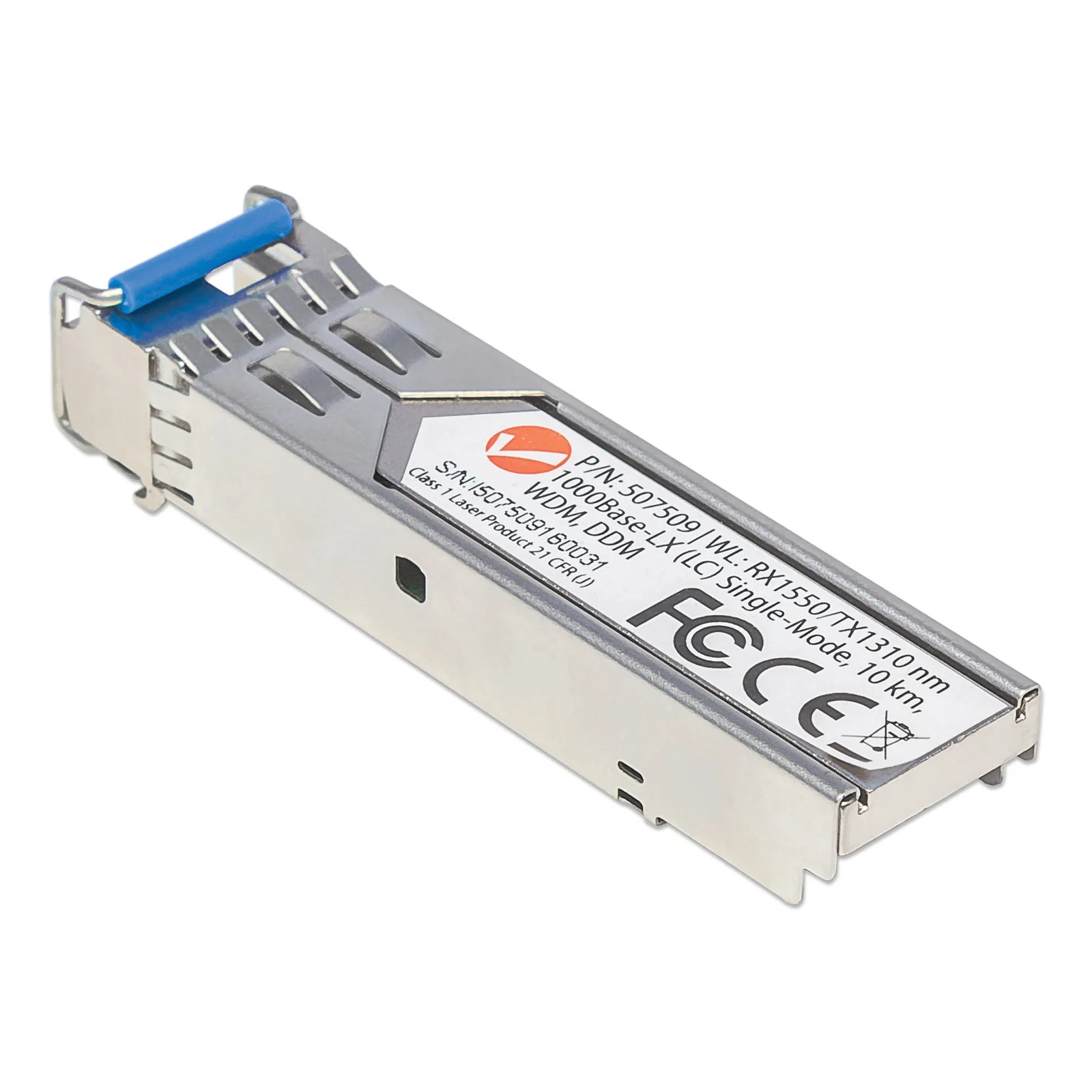 Intellinet Module émetteur-récepteur de réseau SFP WDM bidirectionnel Gigabit, 1000Base-LX (LC) monomode, 10 km, RX 1550 nm / TX 1310 nm, conforme MSA, équivalent Cisco GLC-BX-U, garantie de 3 ans